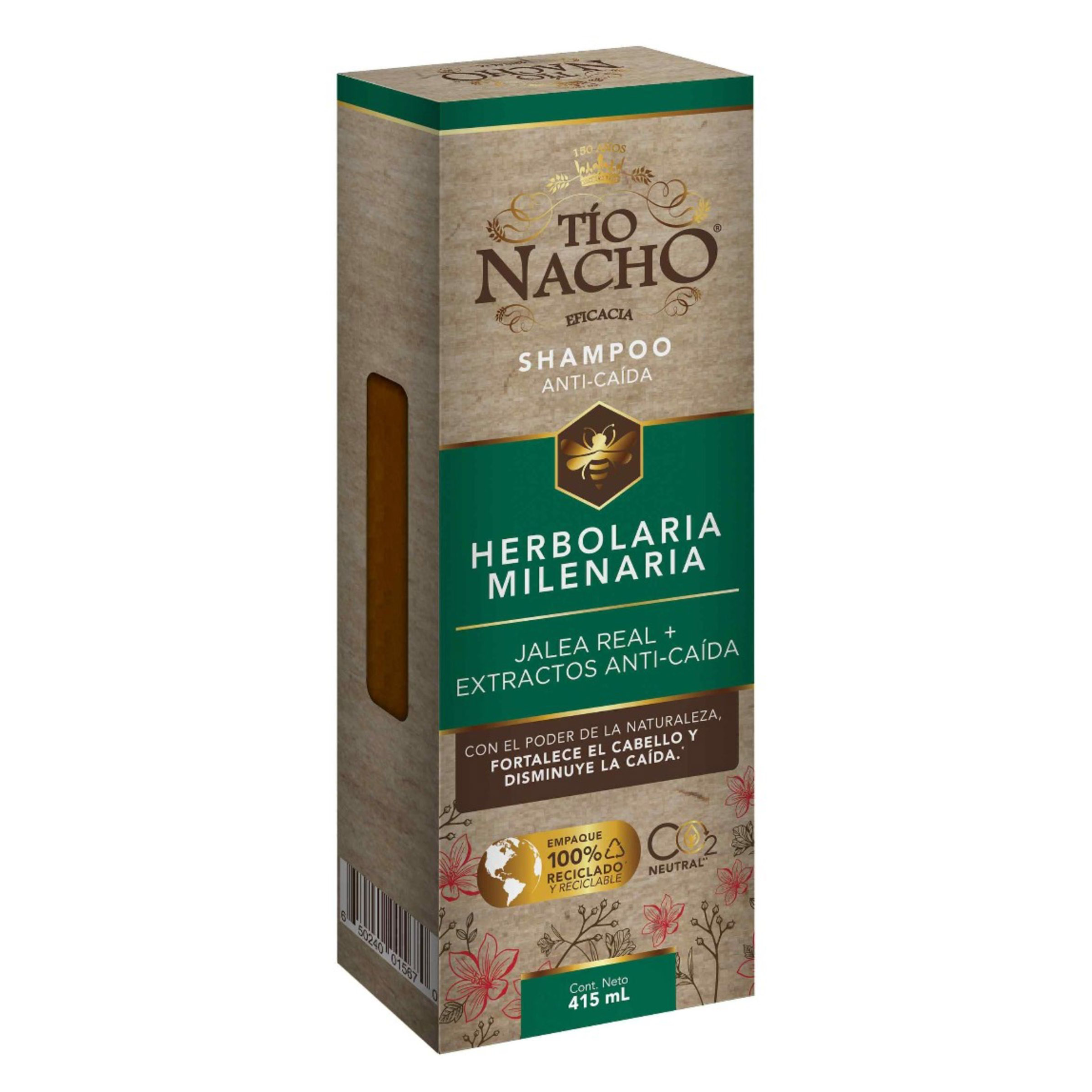 Champú Tío Nacho Herbolaria Milenaria 415 ml