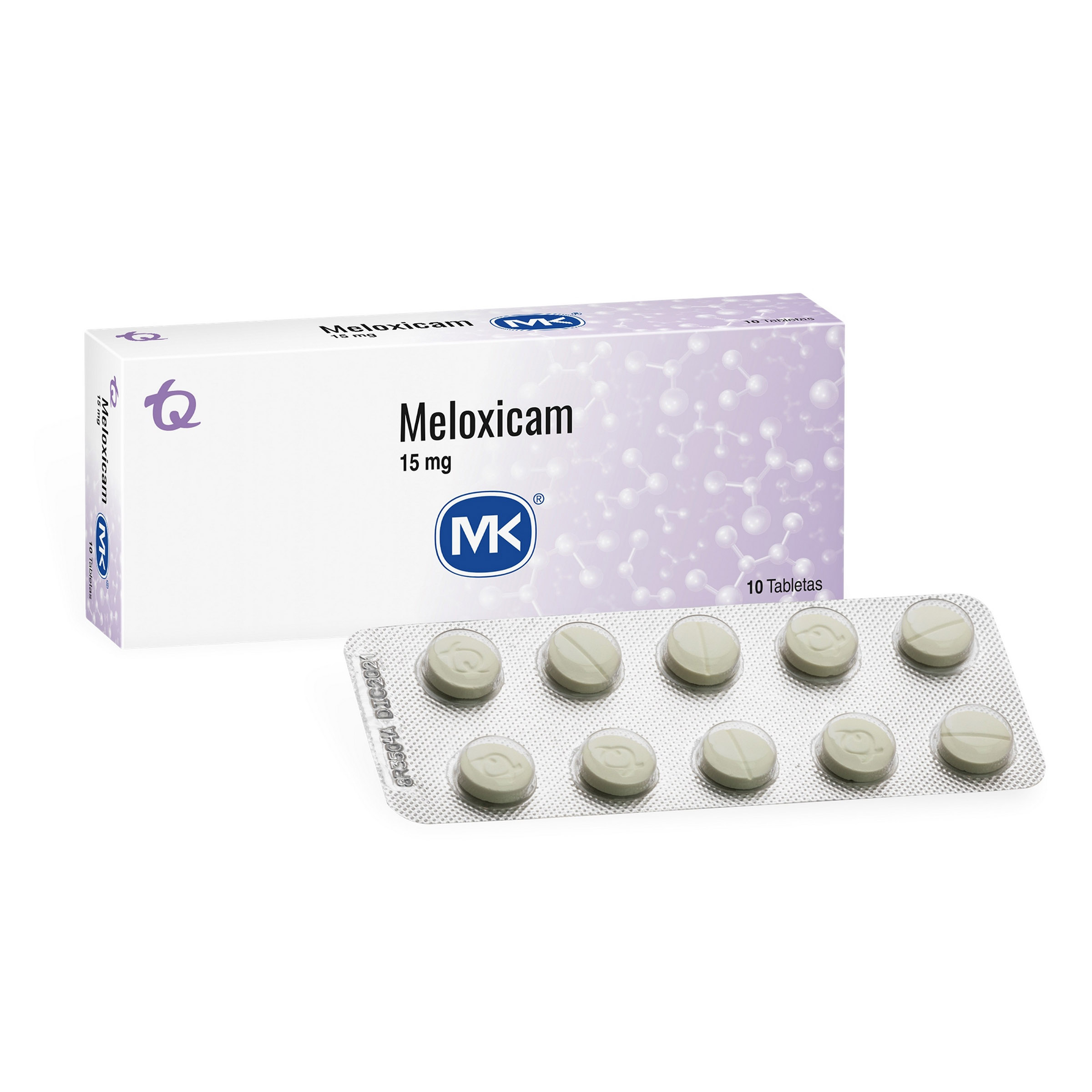 Meloxicam 15 mg 10 tabletas - TECNOQUIMICAS S.A.