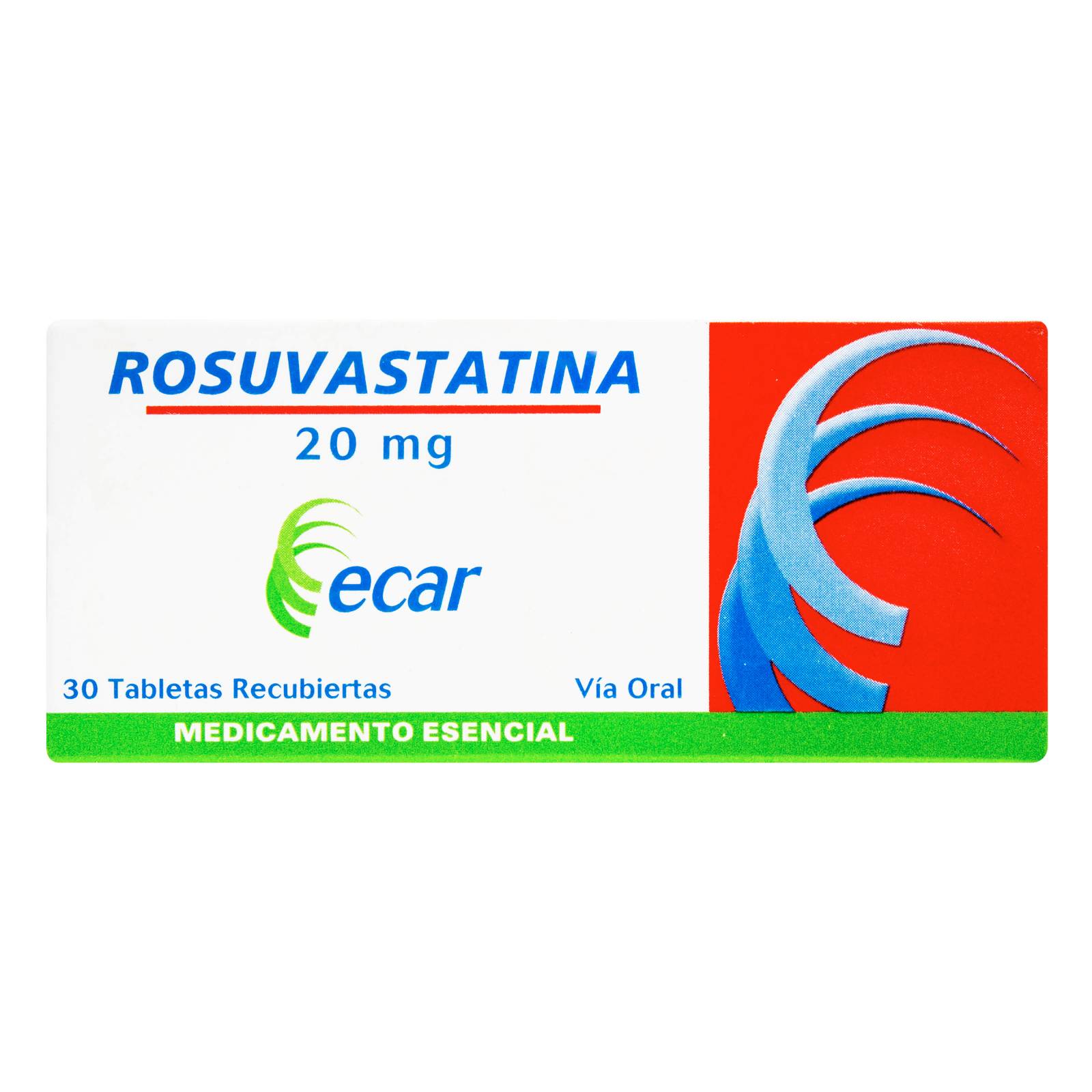Rosuvastatina 20 mg – 30 tabletas ECAR