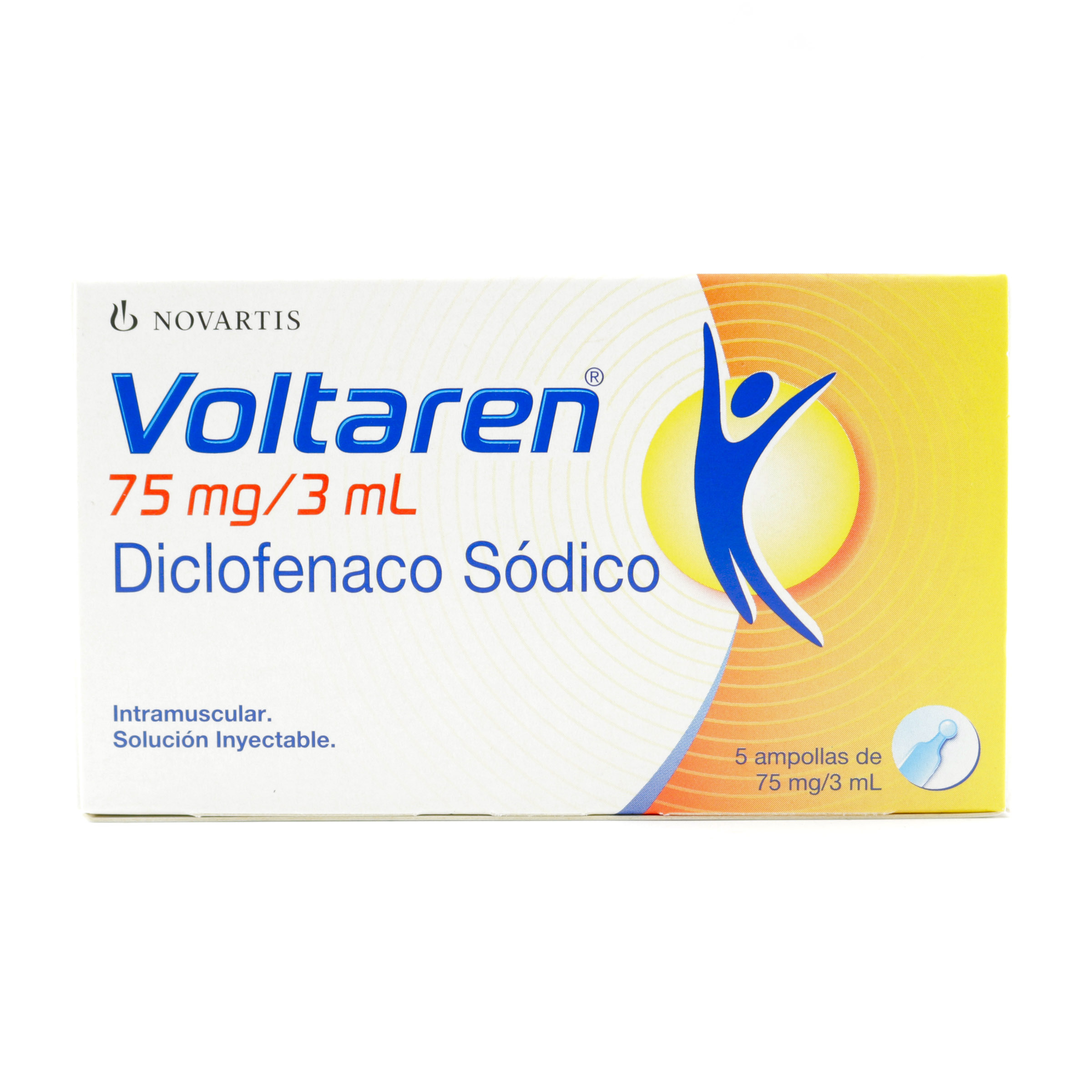 Voltaren 75 mg – 5 ampollas (Diclofenaco sodico)