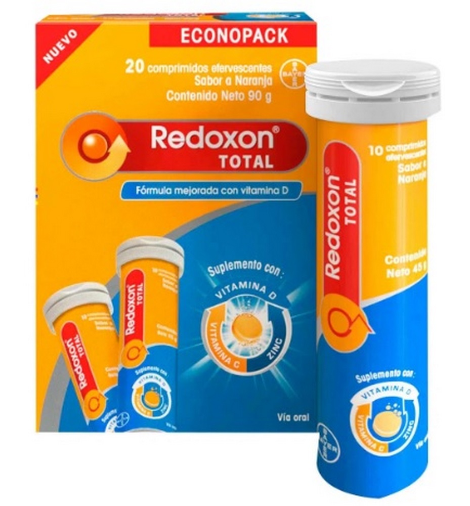 Redoxon Total Vitamina C 20 tabletas – Econopack