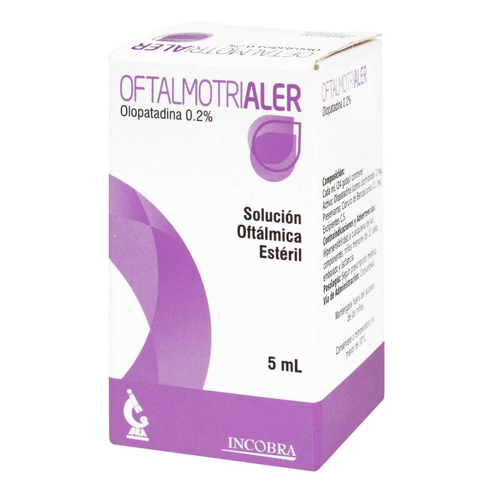 Olopatadina 0.2% – 5 mL gotas oculares