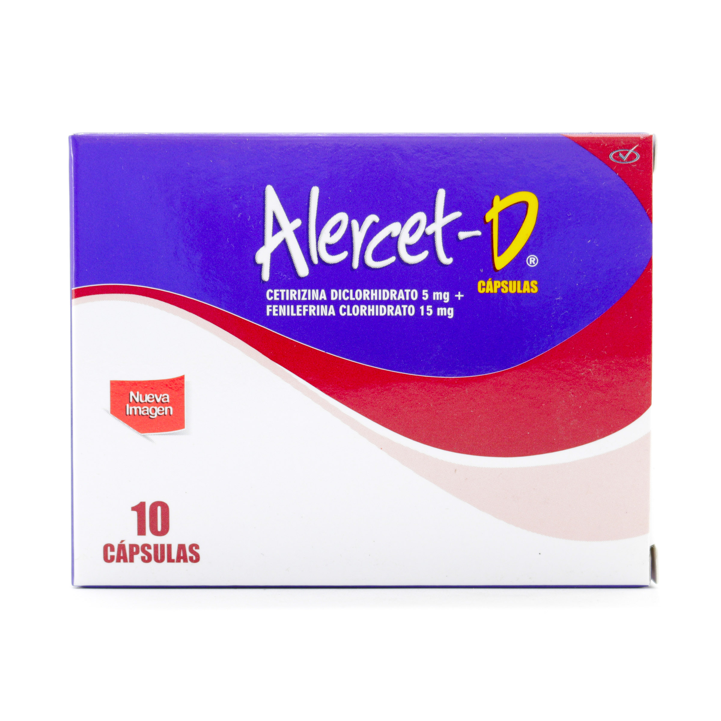 ALERCET D 10 cápsulas cetirizina-fenilefrina