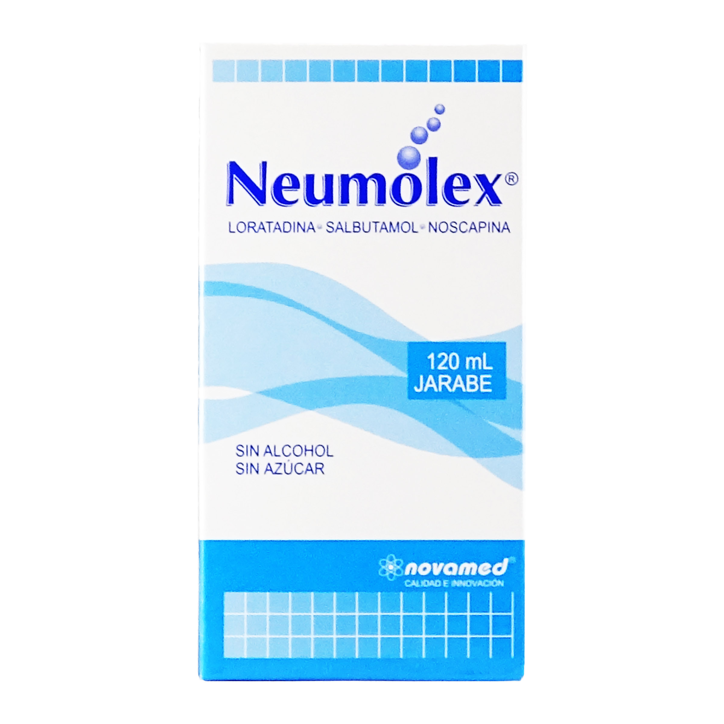 NEUMOLEX Jarabe 120 ml - Loratadina, Terbutalina y Noscapina