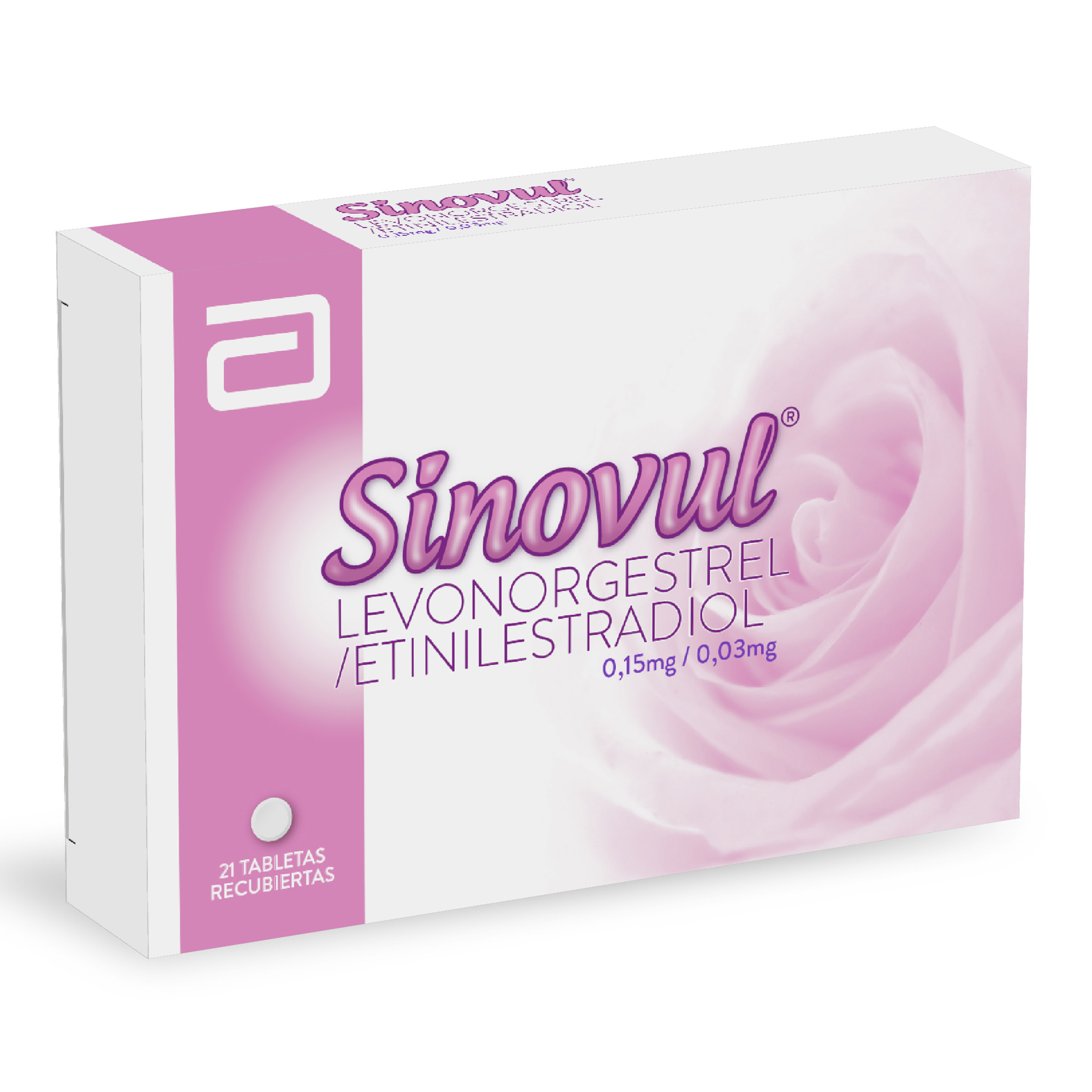 SINOVUL 21 Tabletas – Anticonceptivo oral (Levonorgestrel + Etinilestradiol)