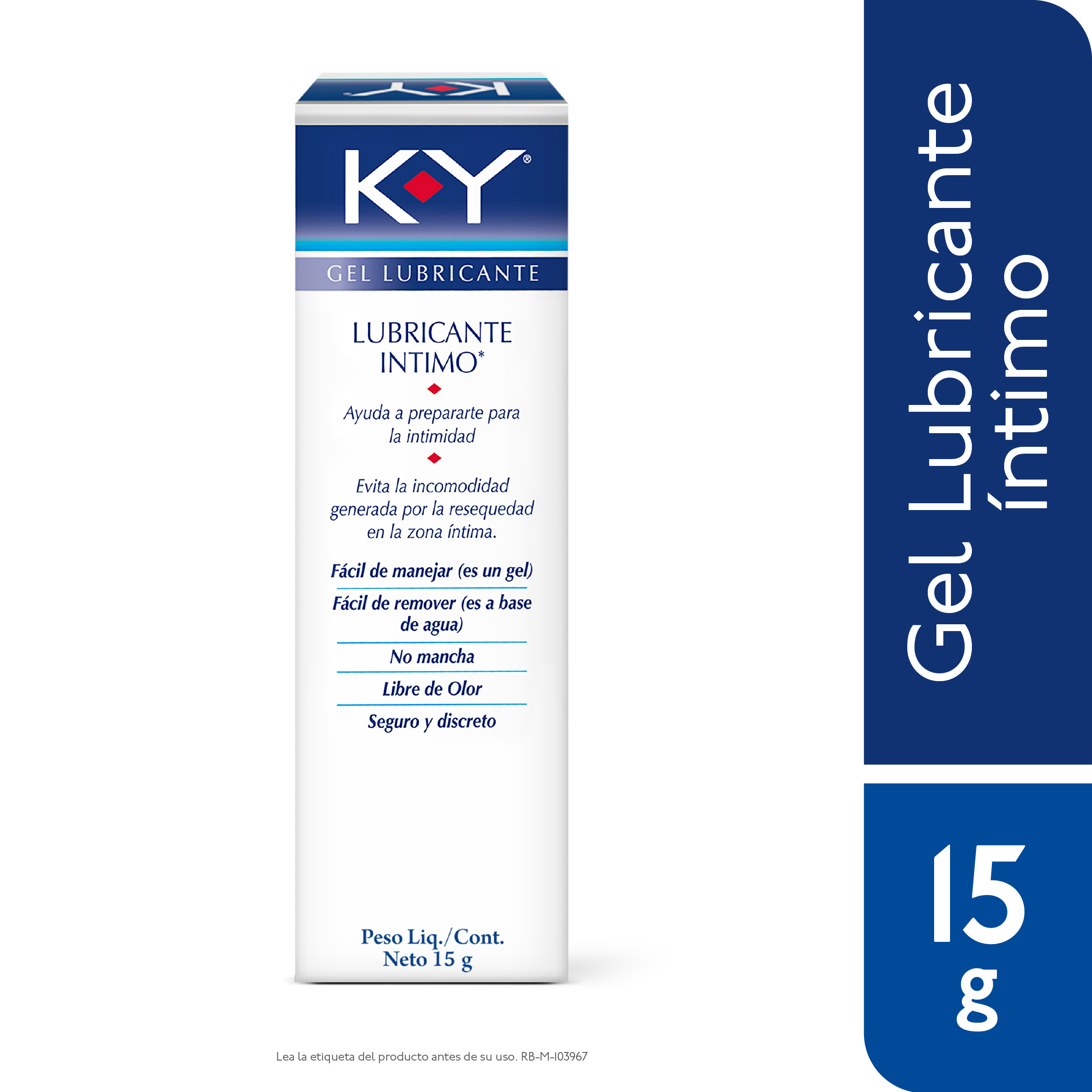 K-Y Gel Lubricante Íntimo 15 g