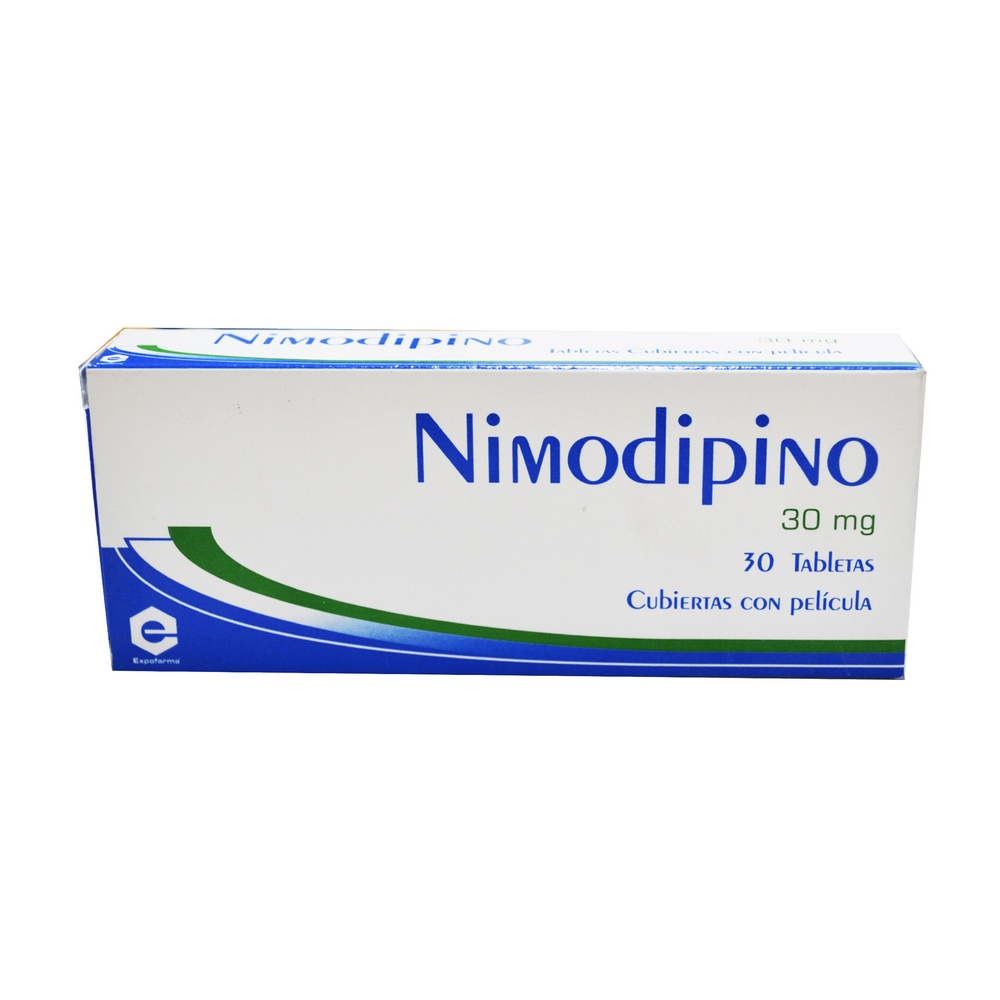 NIMODIPINO 30 mg 30 tabletas