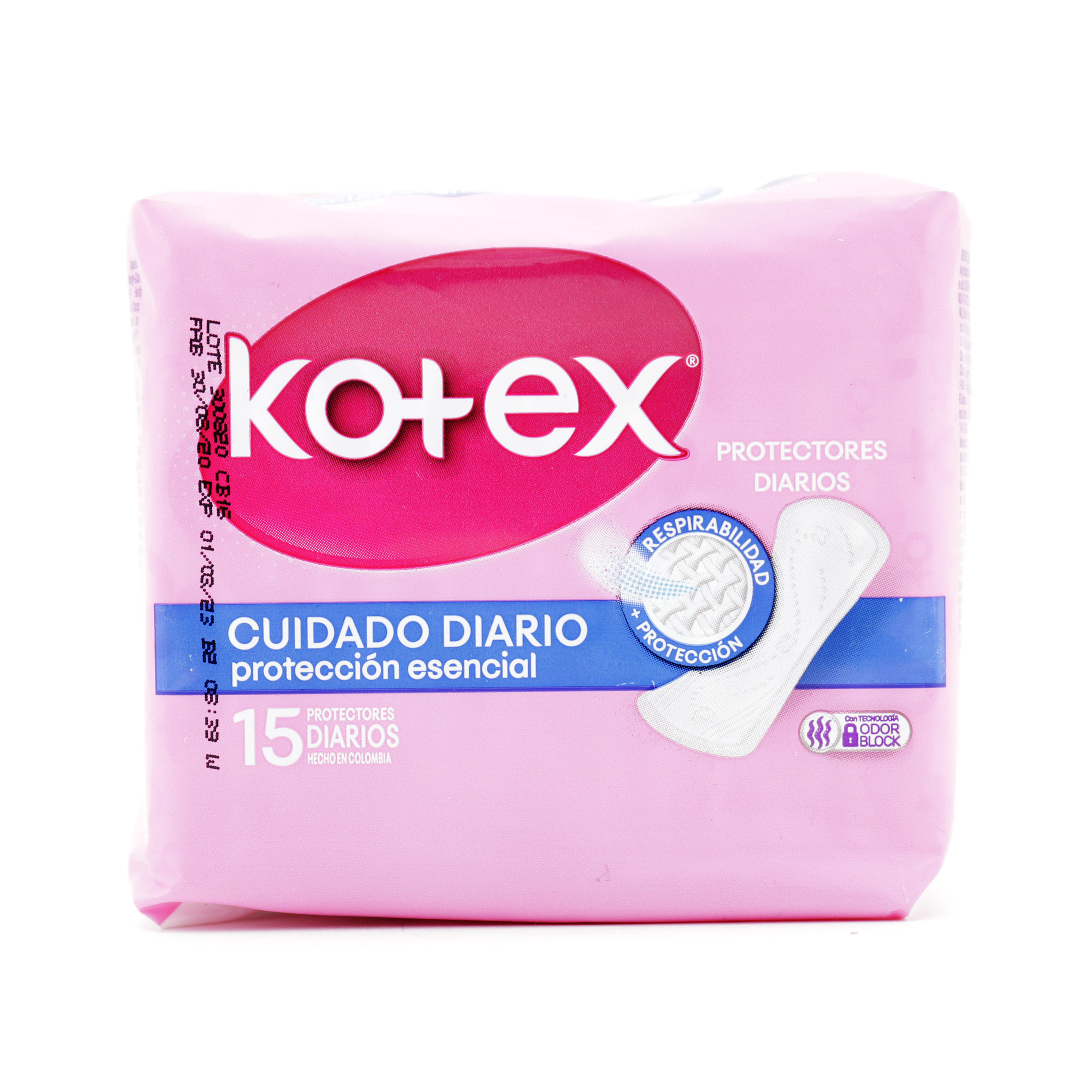 Protectores Kotex Duo Ajustable 15 uds
