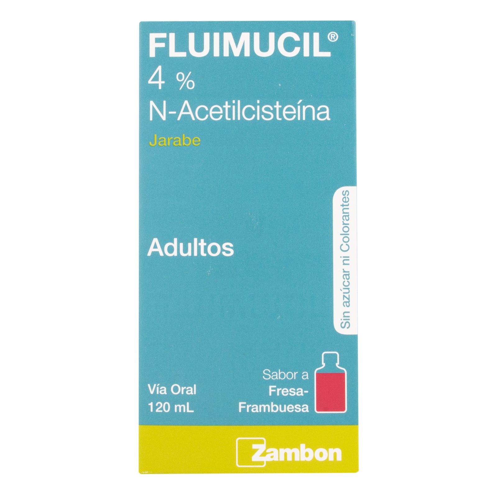 FLUIMUCIL 4% jarabe 120 ml