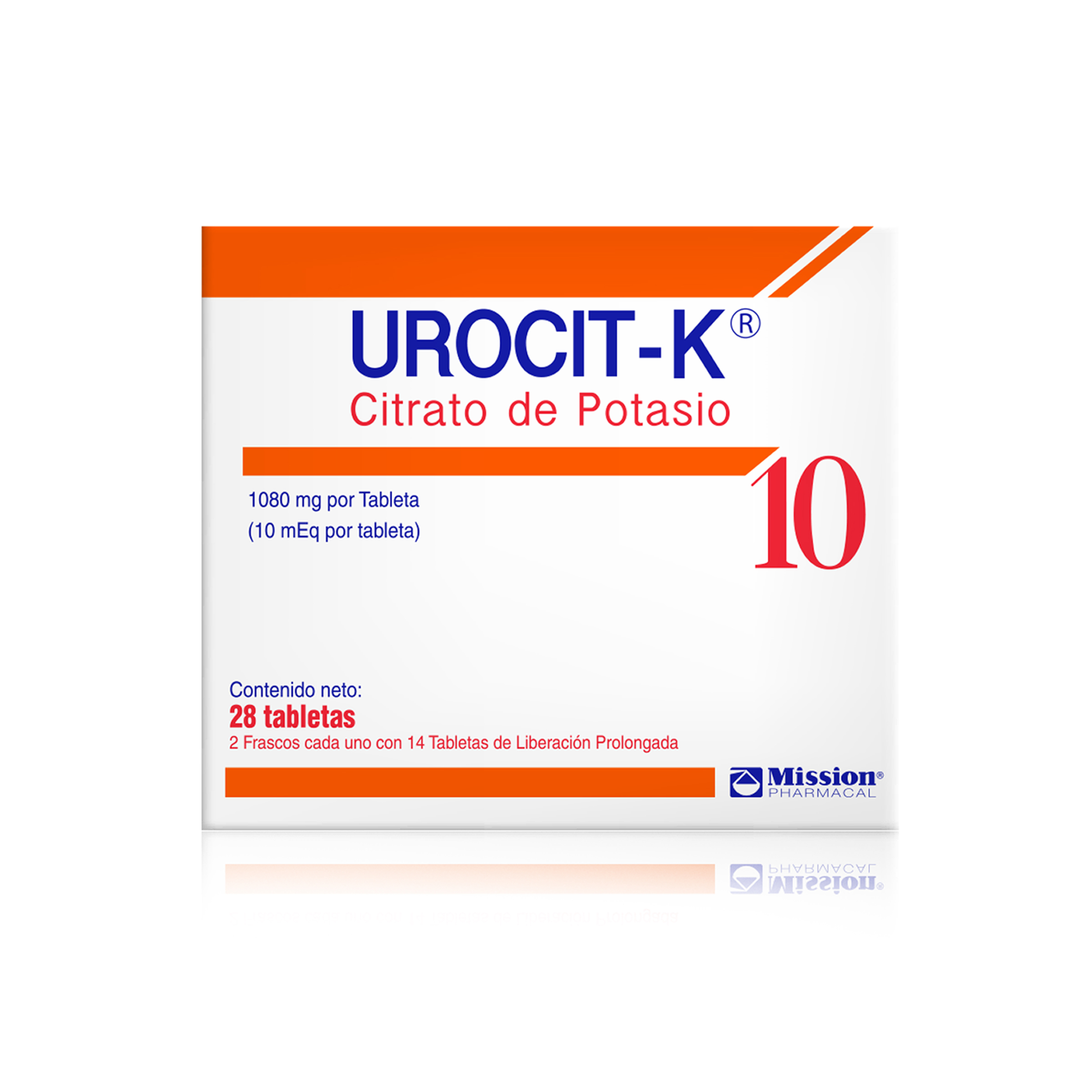 Urocit K 10 mEq - 28 tabletas Citrato de Potasio