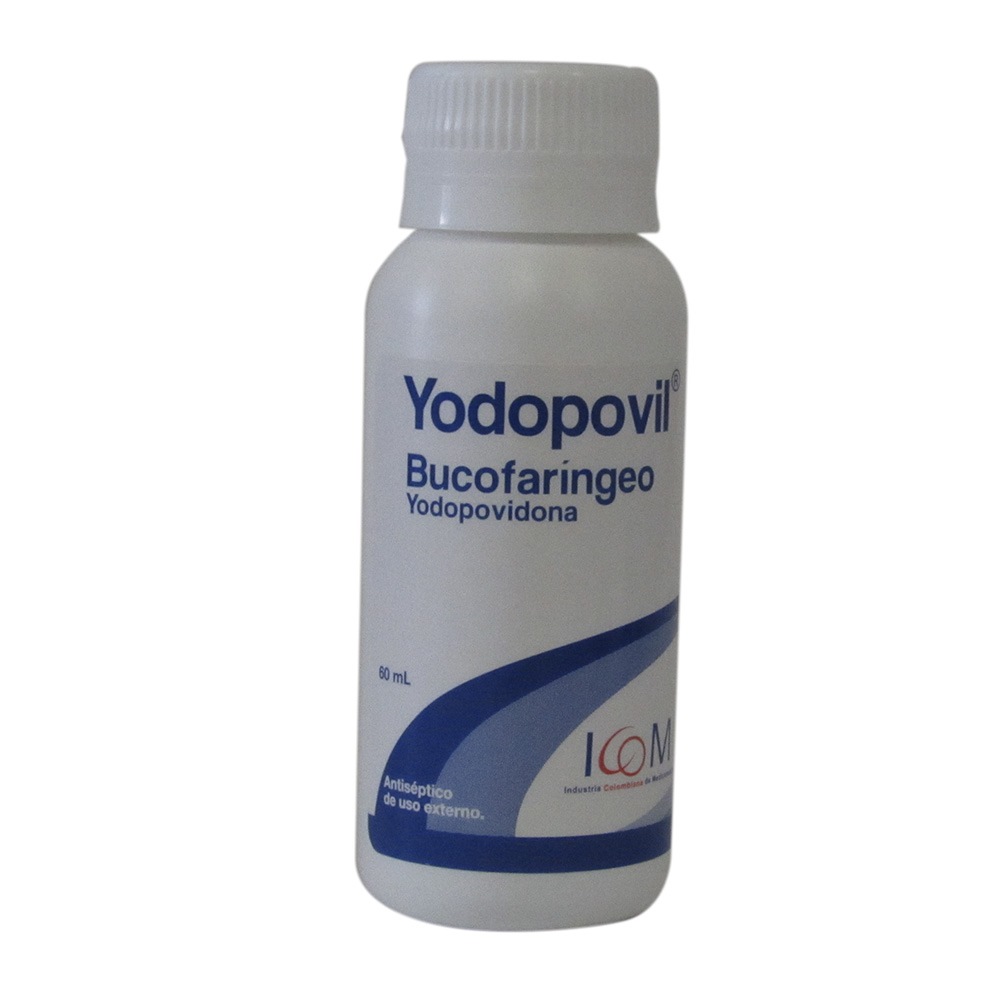 ICOM Yodopovil 60 ml – Yodopovidona para uso bucofaríneo