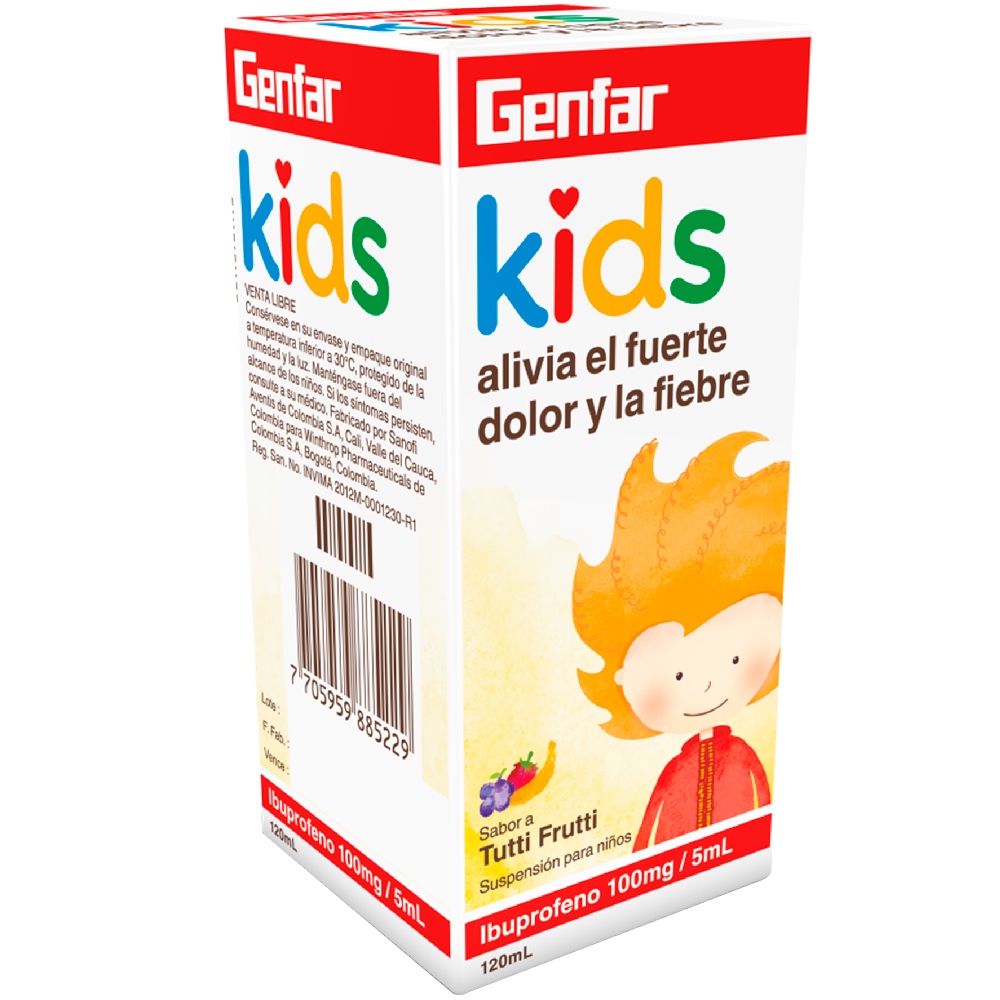 Ibuprofeno Suspensión Kids 120 mL – Genfar