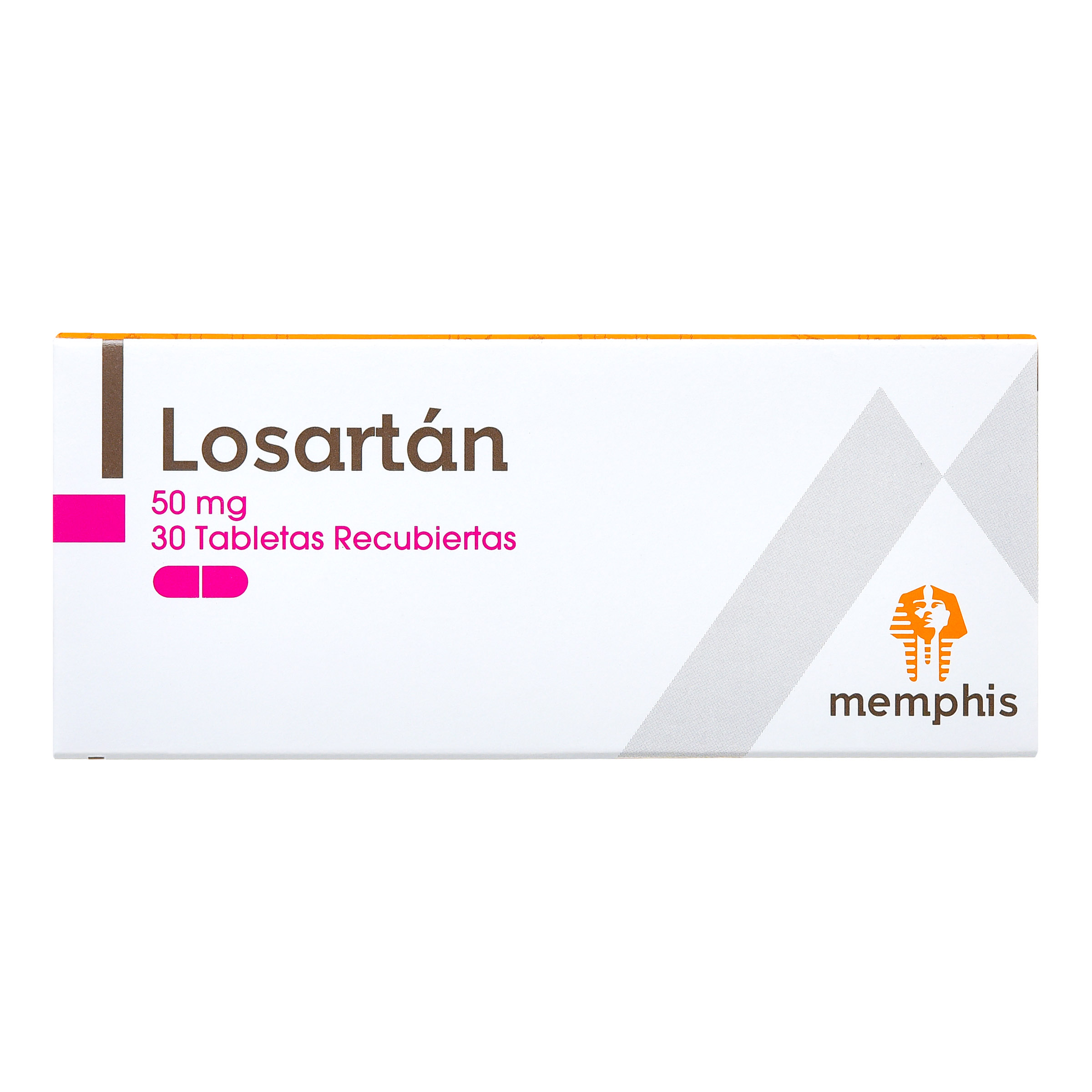 Losartán 50 mg – 30 tabletas