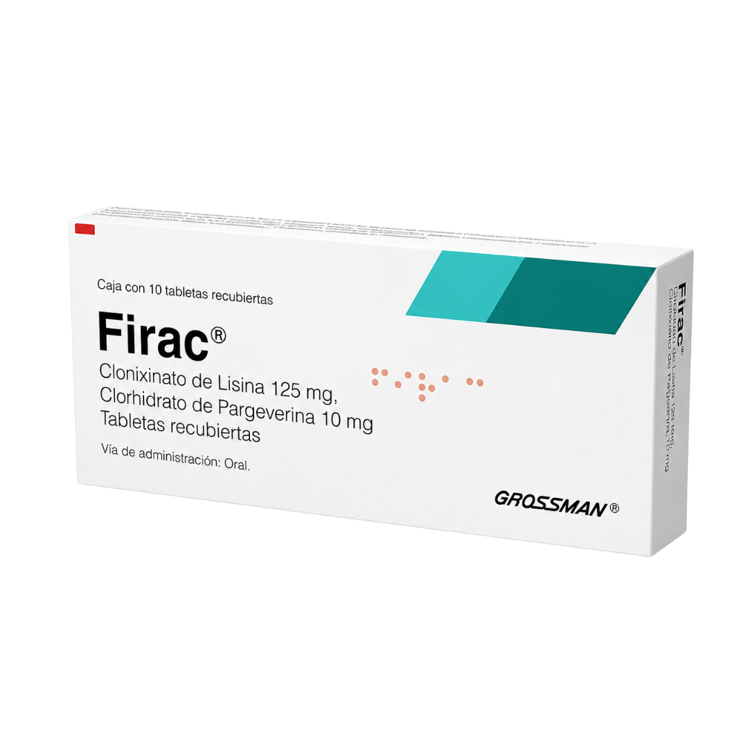 FIRAC 10 tabletas – LISINA PARGEVERINA | Humax Pharmaceutical