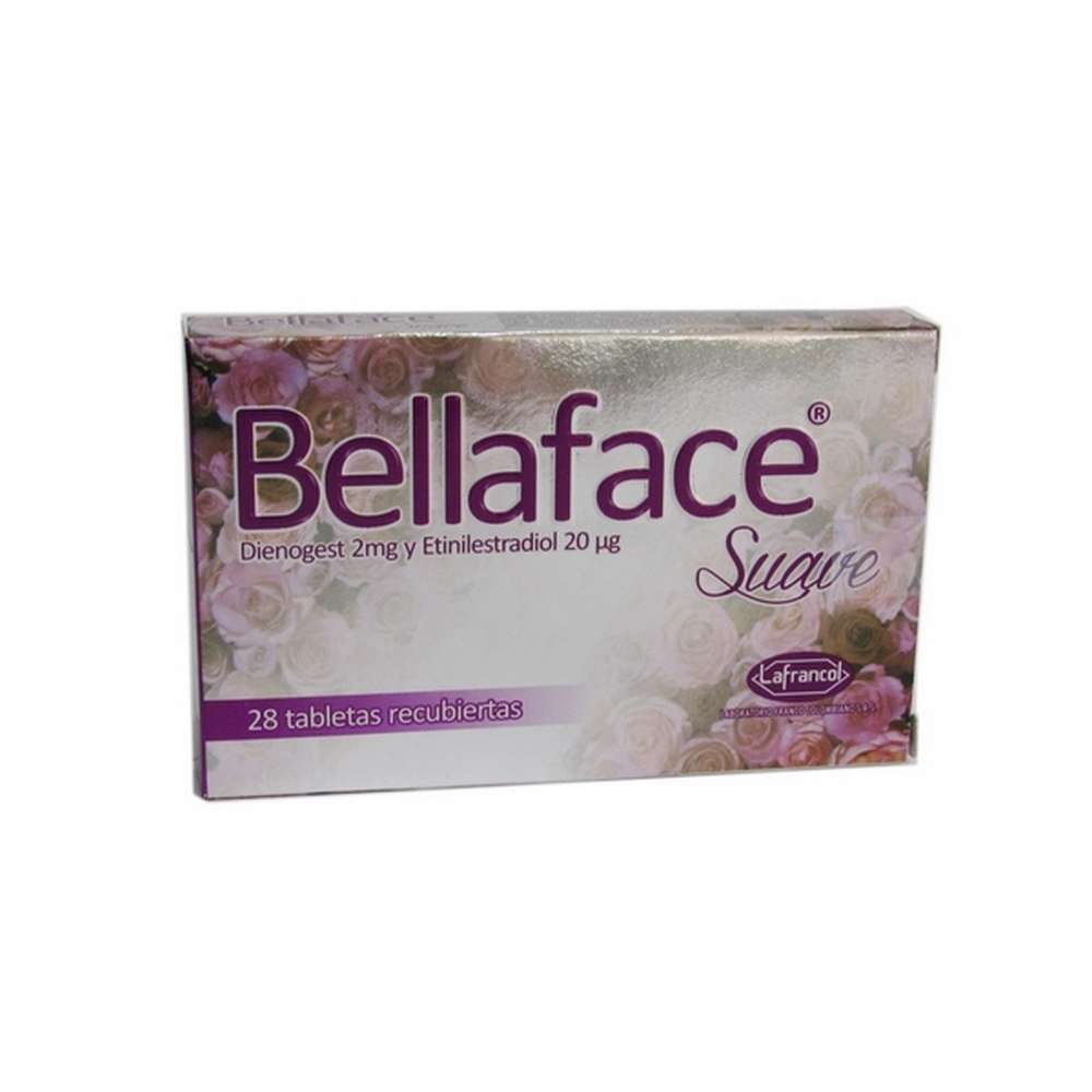 Bellaface: Dienogest + Etinilestradiol – 28 comprimidos