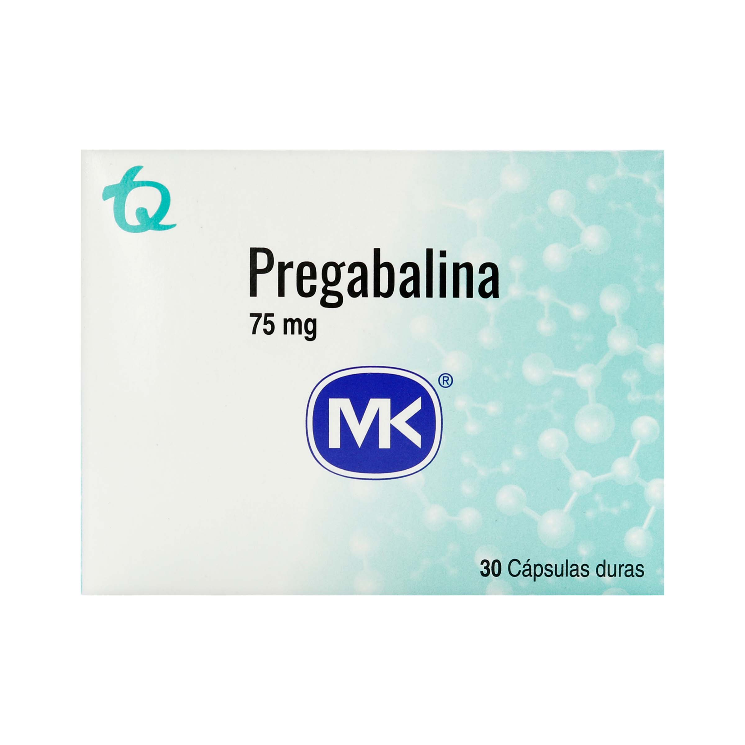 Pregabalina 75 mg 30 cápsulas