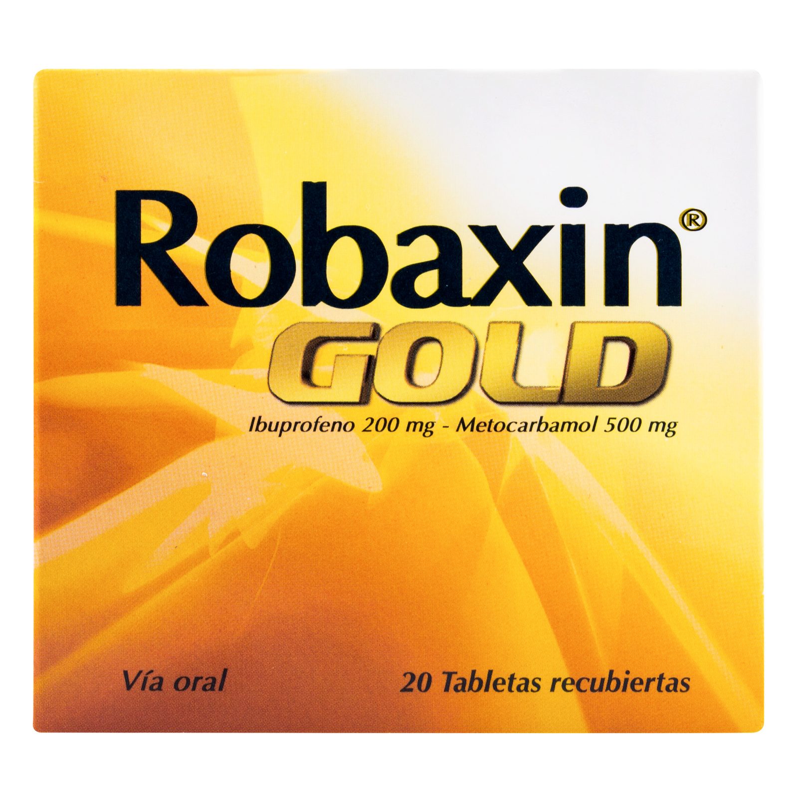 Robaxin Gold 500 mg – 20 tabletas