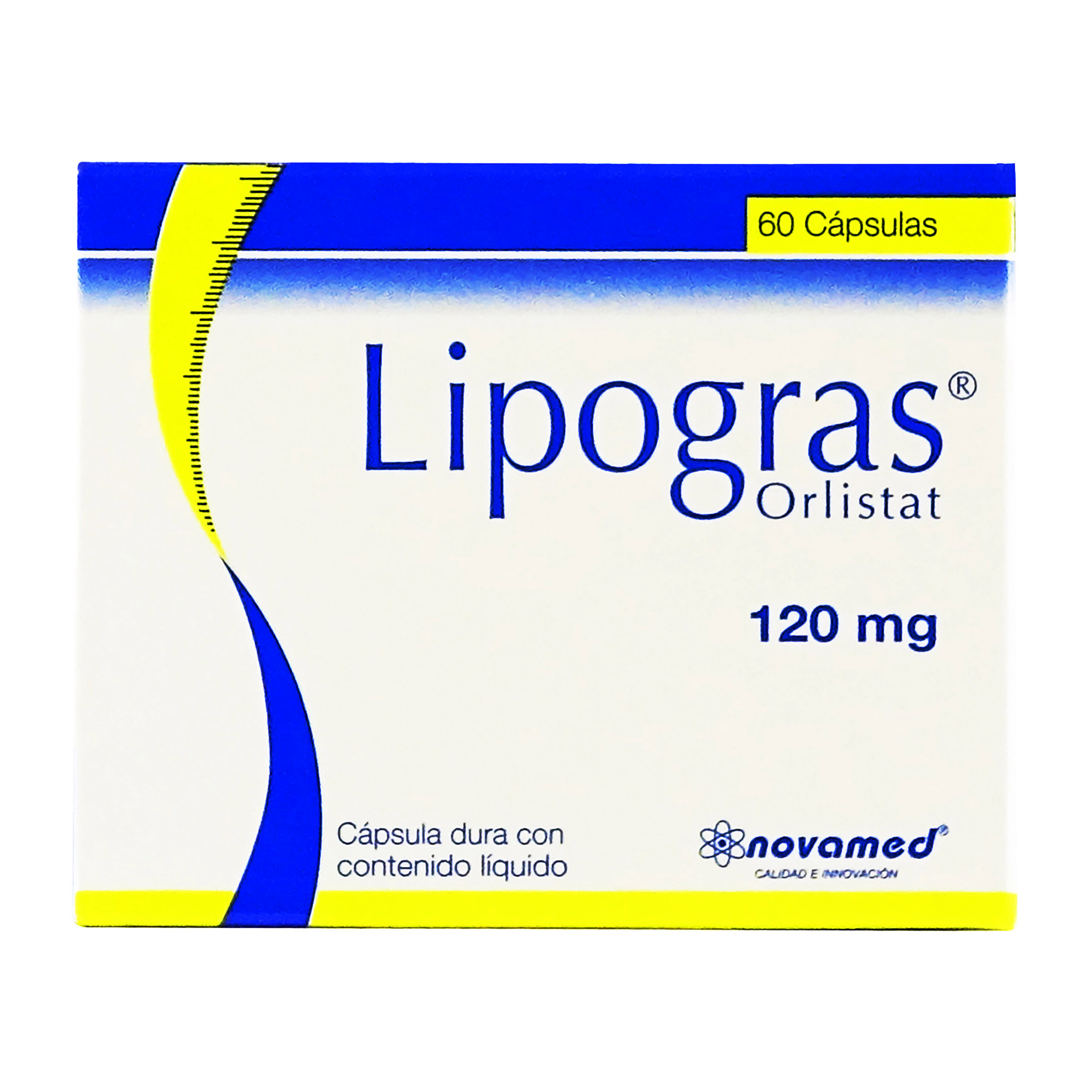 Lipográs 120 mg - 60 cápsulas