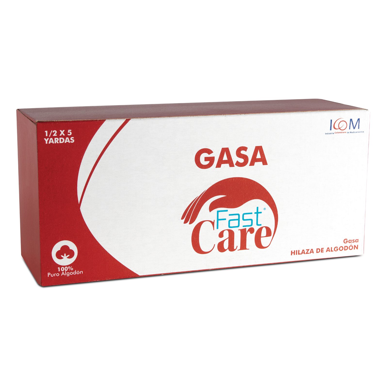 Gasa estéril FAST CARE ASEPTICA 1/2x5 (RF) – ICOM
