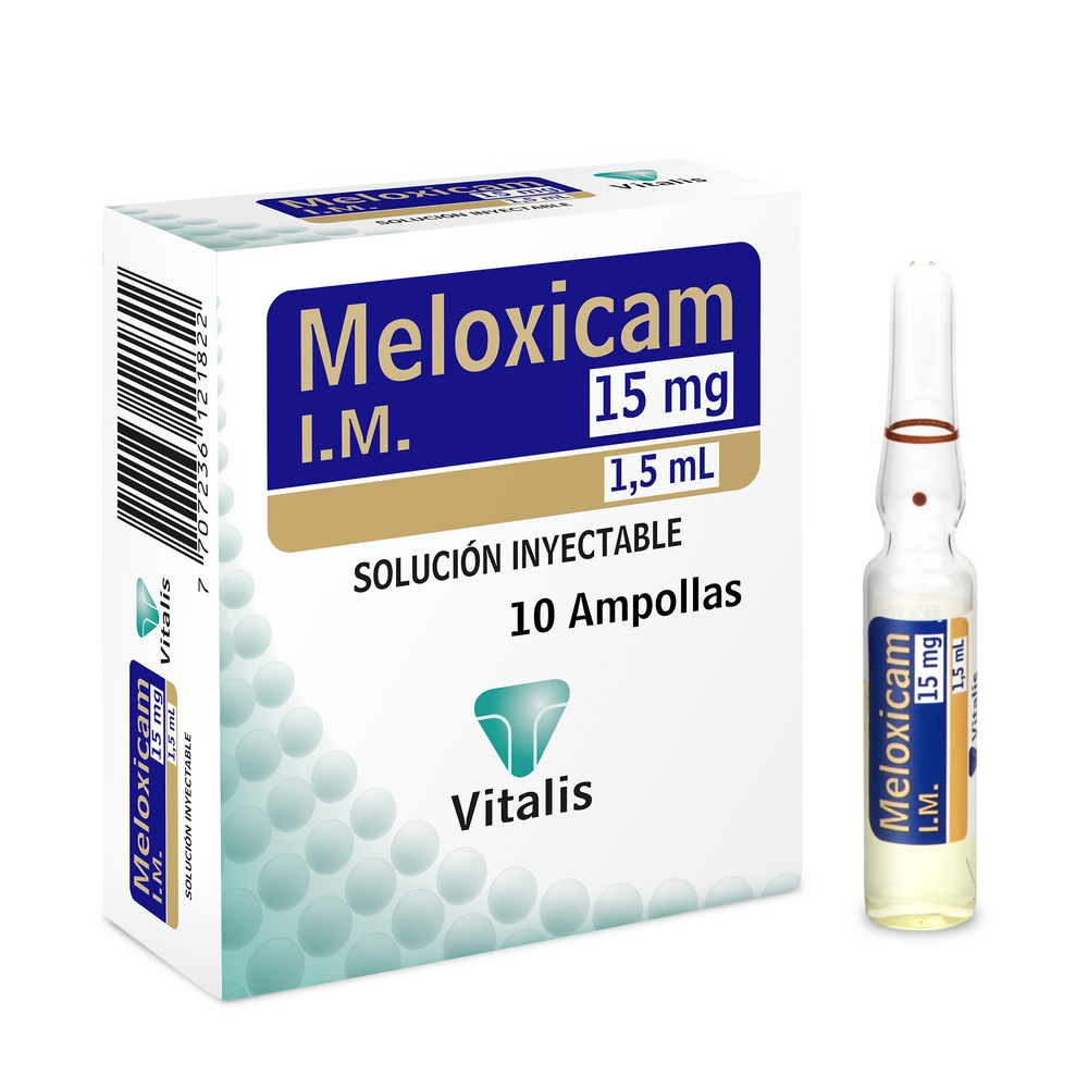 Meloxicam 15 mg/1.5 mL – 10 ampollas VT Meloxicam