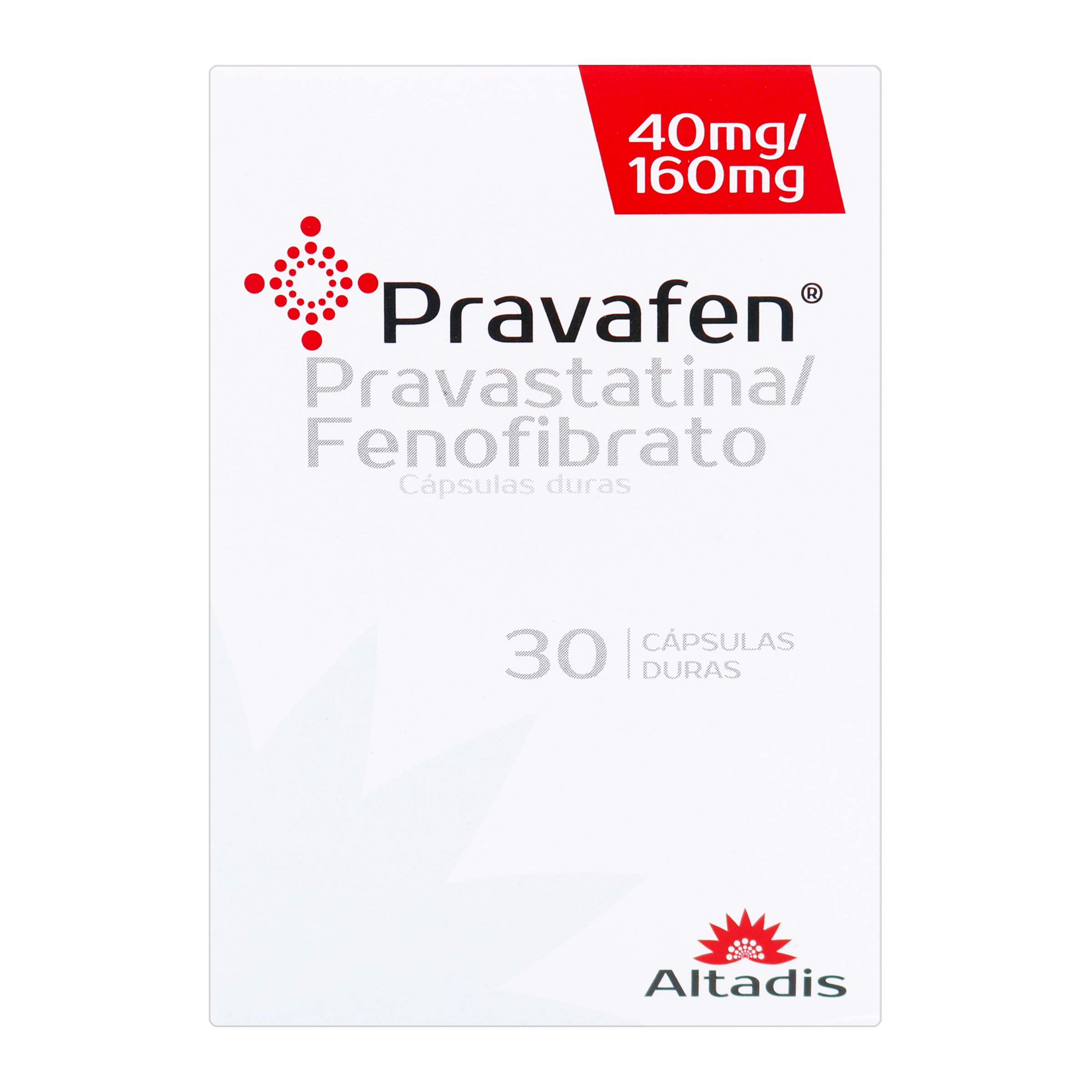 Pravafen 40/160 mg – pravastatina y fenofibrato
