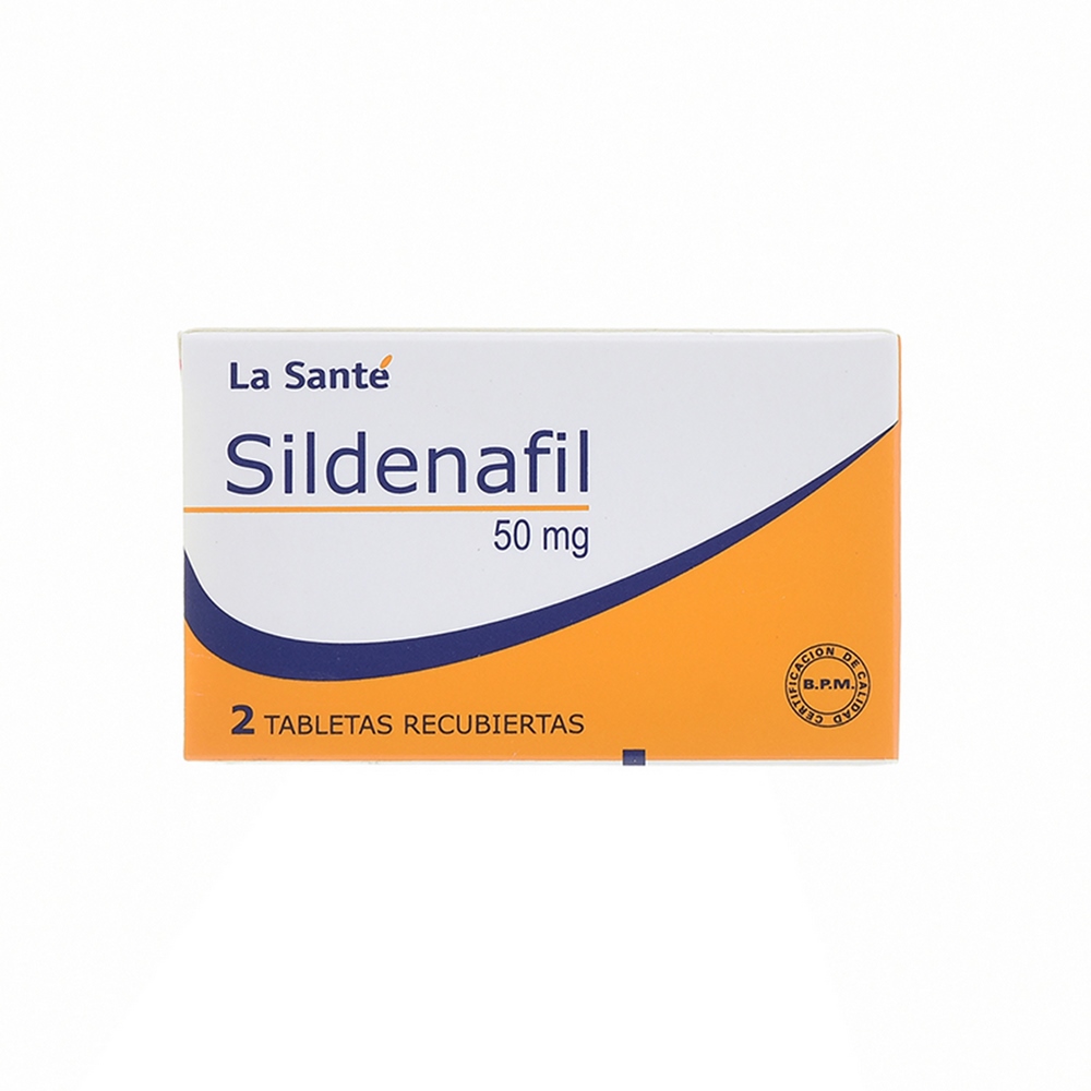 Sildenafil 50 mg - 2 tabletas | La Santé
