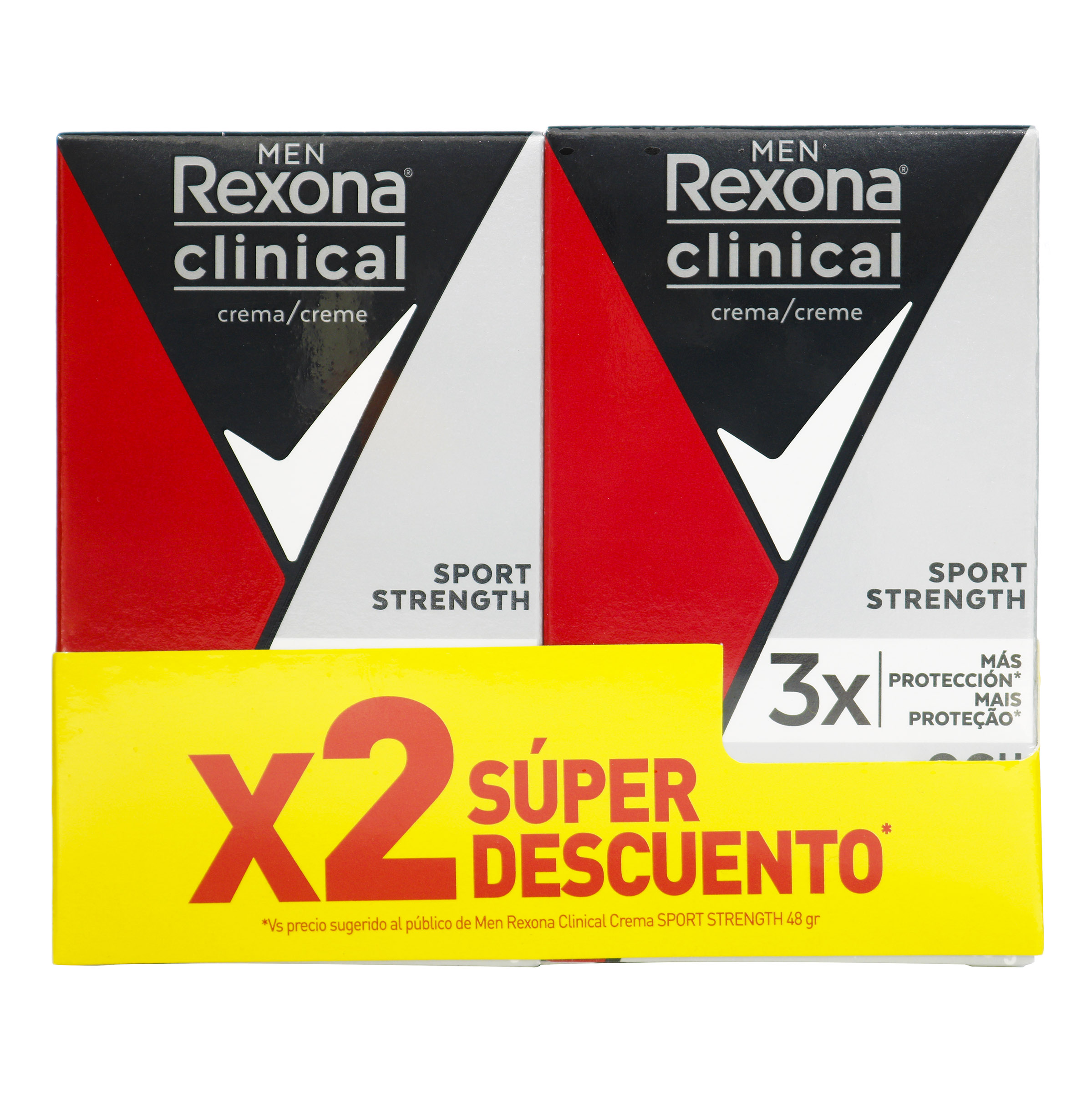 Desodorante Rexona Clinical Sport crema 48 g