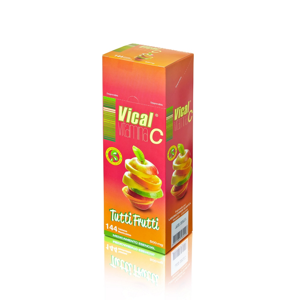 Vitamina C 500 mg – Vical T.FRUTTI, 144 tabletas