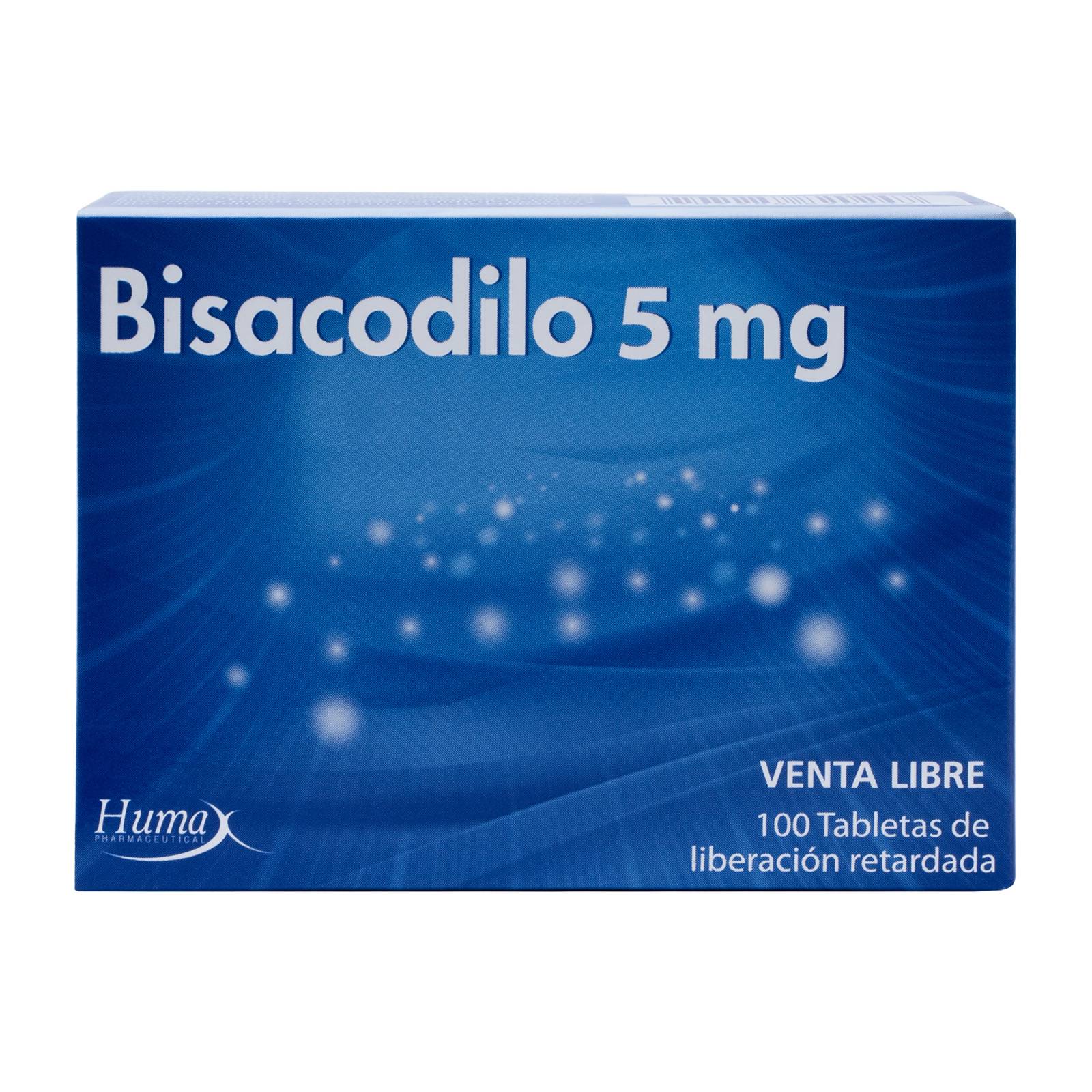 Bisacodilo 5 mg - 100 tabletas