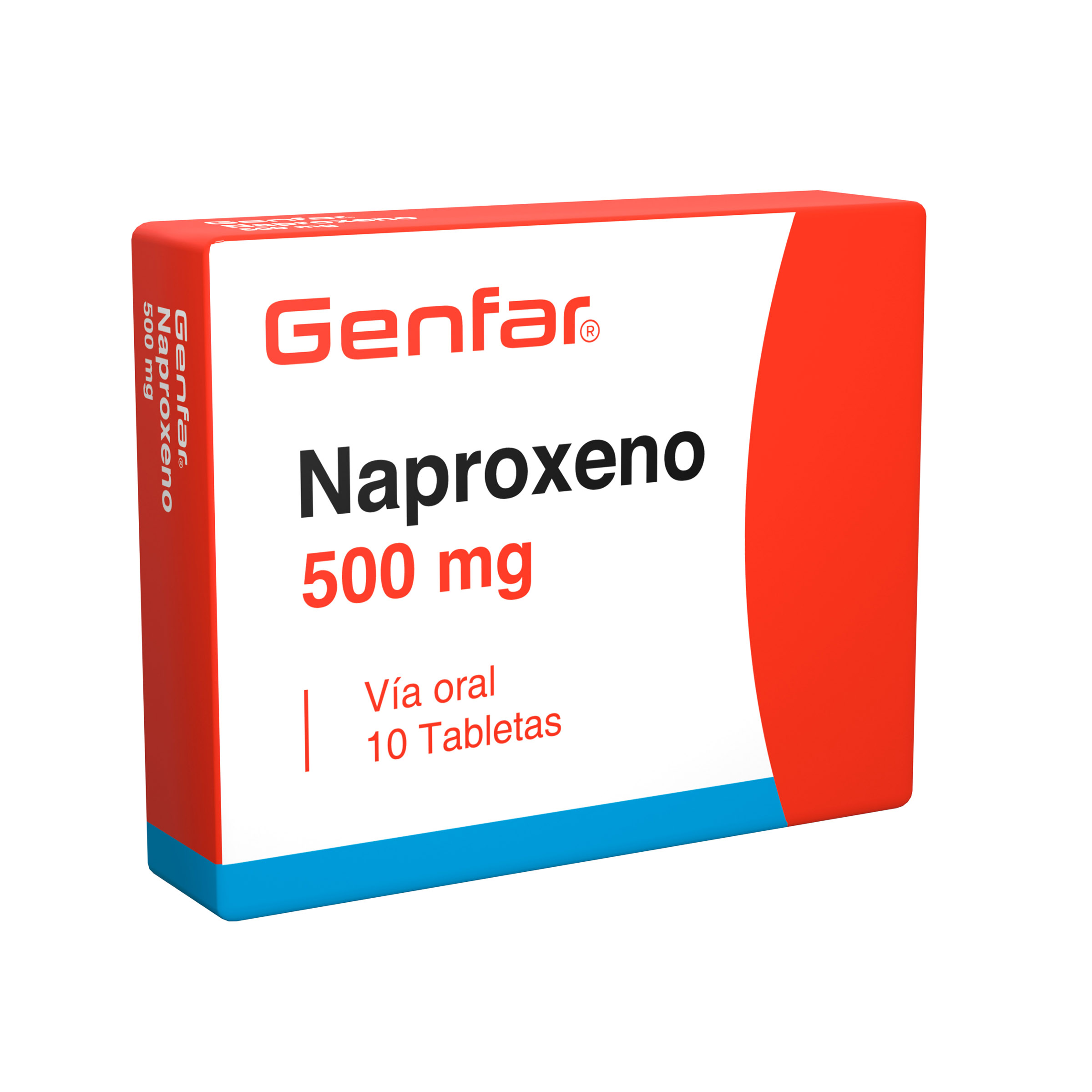 Naproxeno 500 mg – 10 tabletas | Genfar