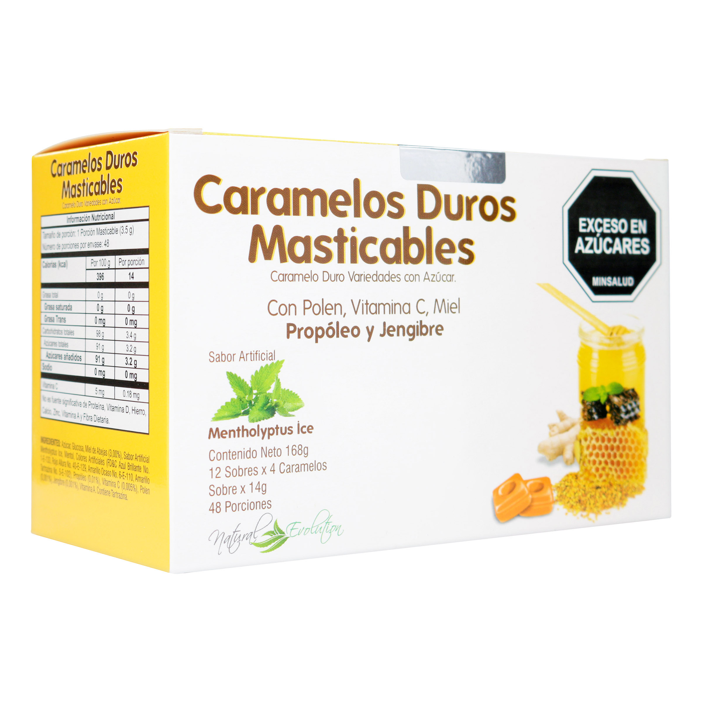Caramelos masticables Propóleo y Vitamina C - 12 | ICOM