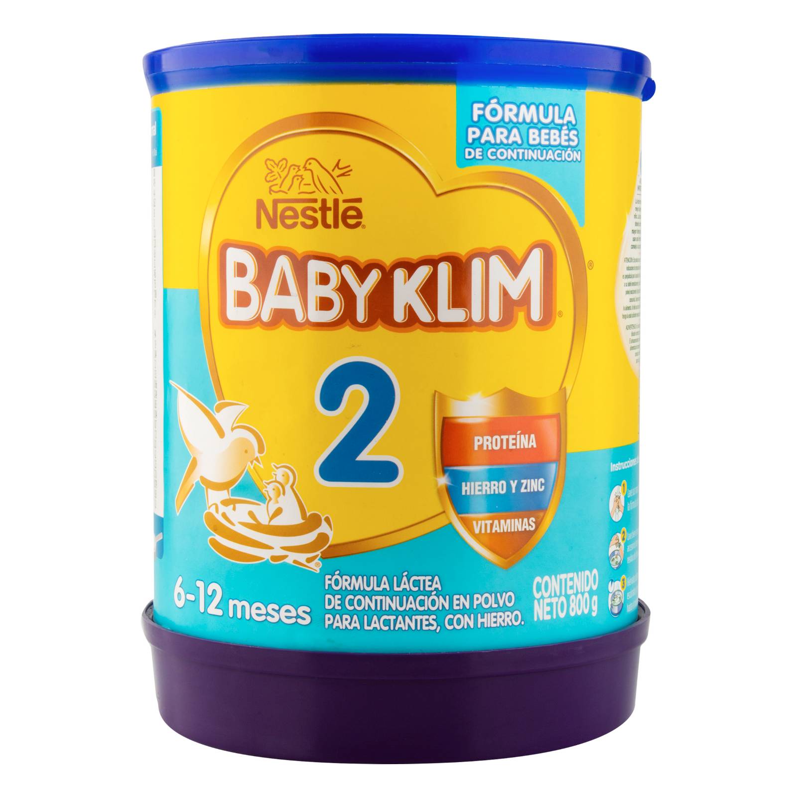 Fórmula infantil Klim 2, 6–12 meses, 800 g