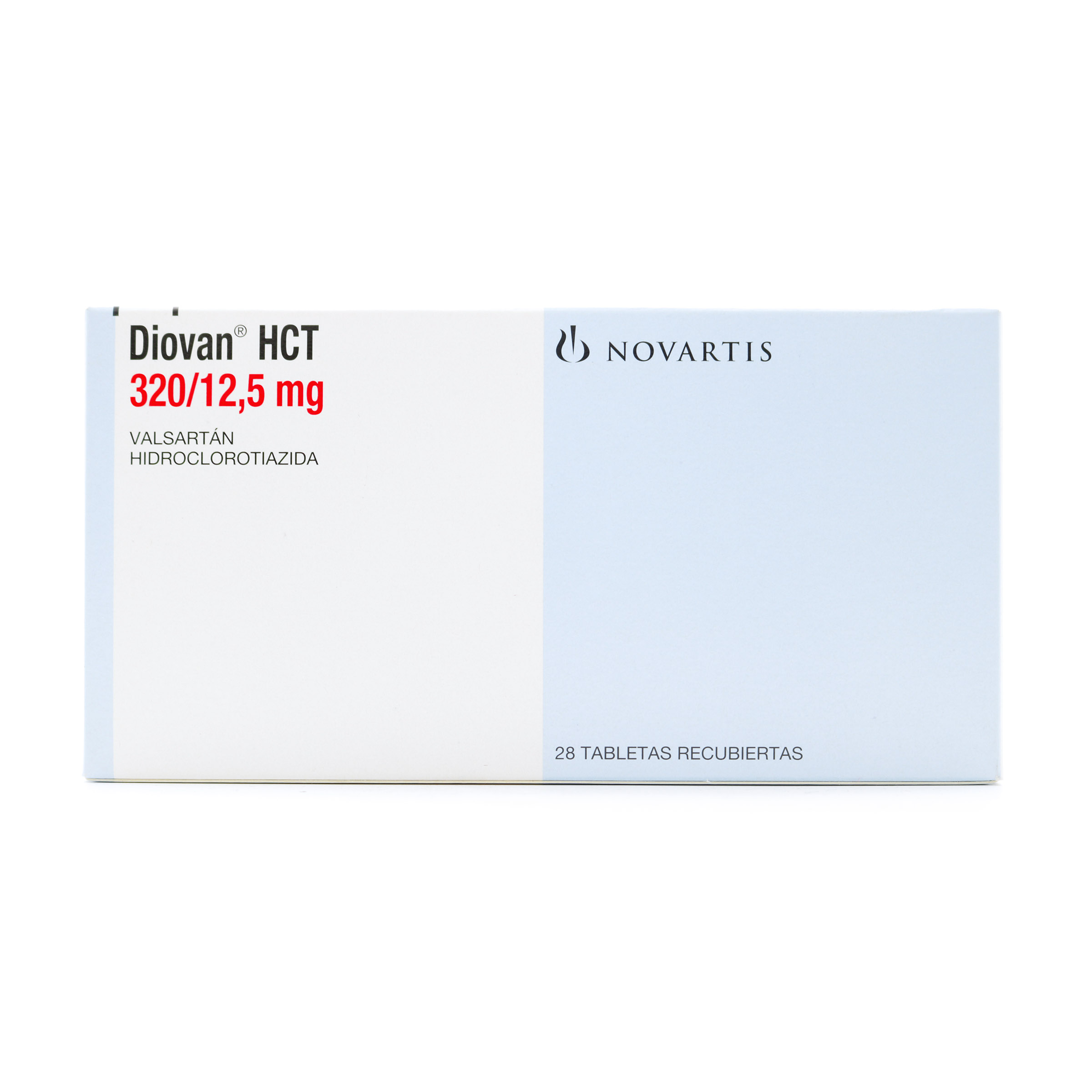 Diovan HCT 320/12.5 mg – 28 comprimidos (valsartán hidroclorotiazida)