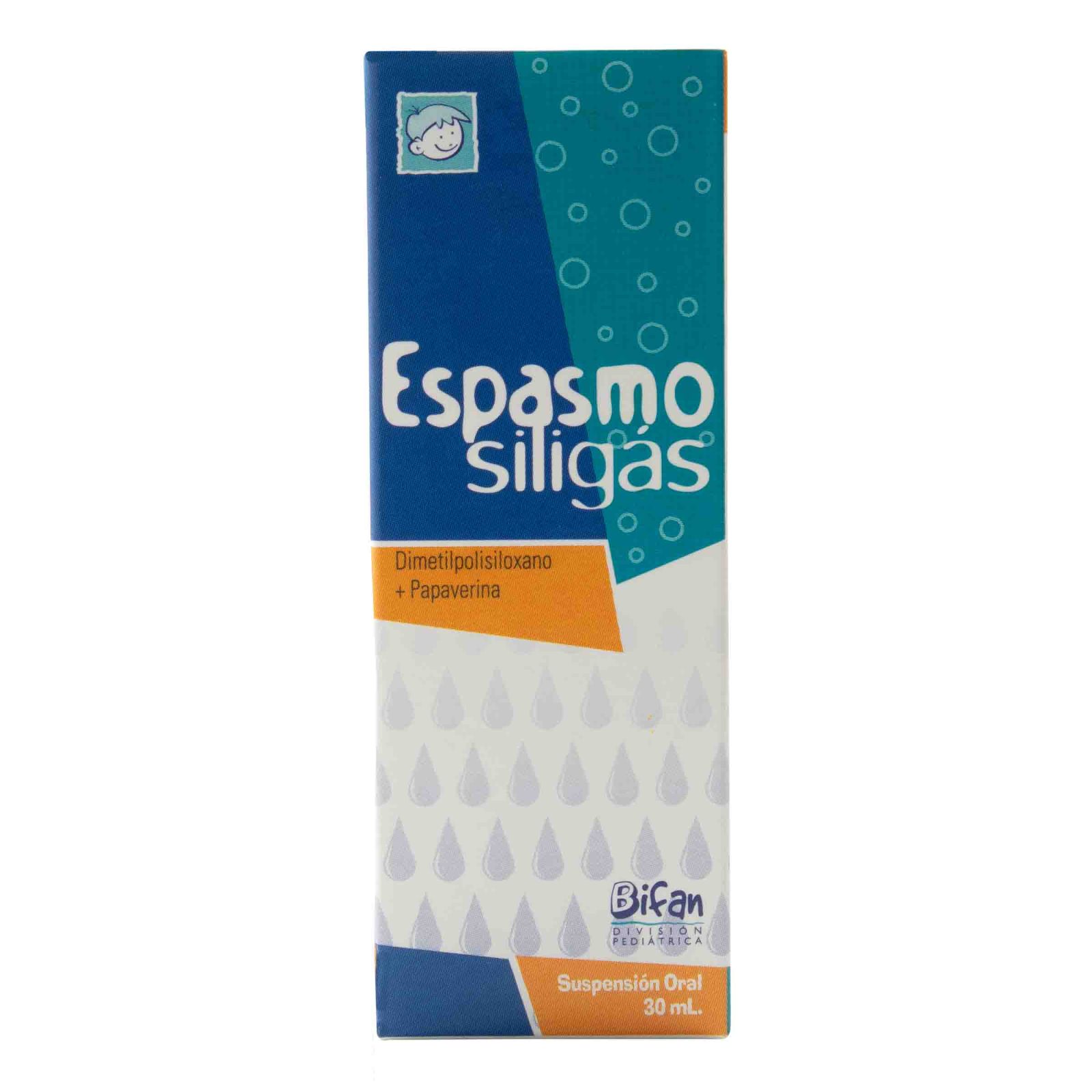 Espasmo Siligas Gotas 30 ml Papaverina-Dimetilpolisiloxano