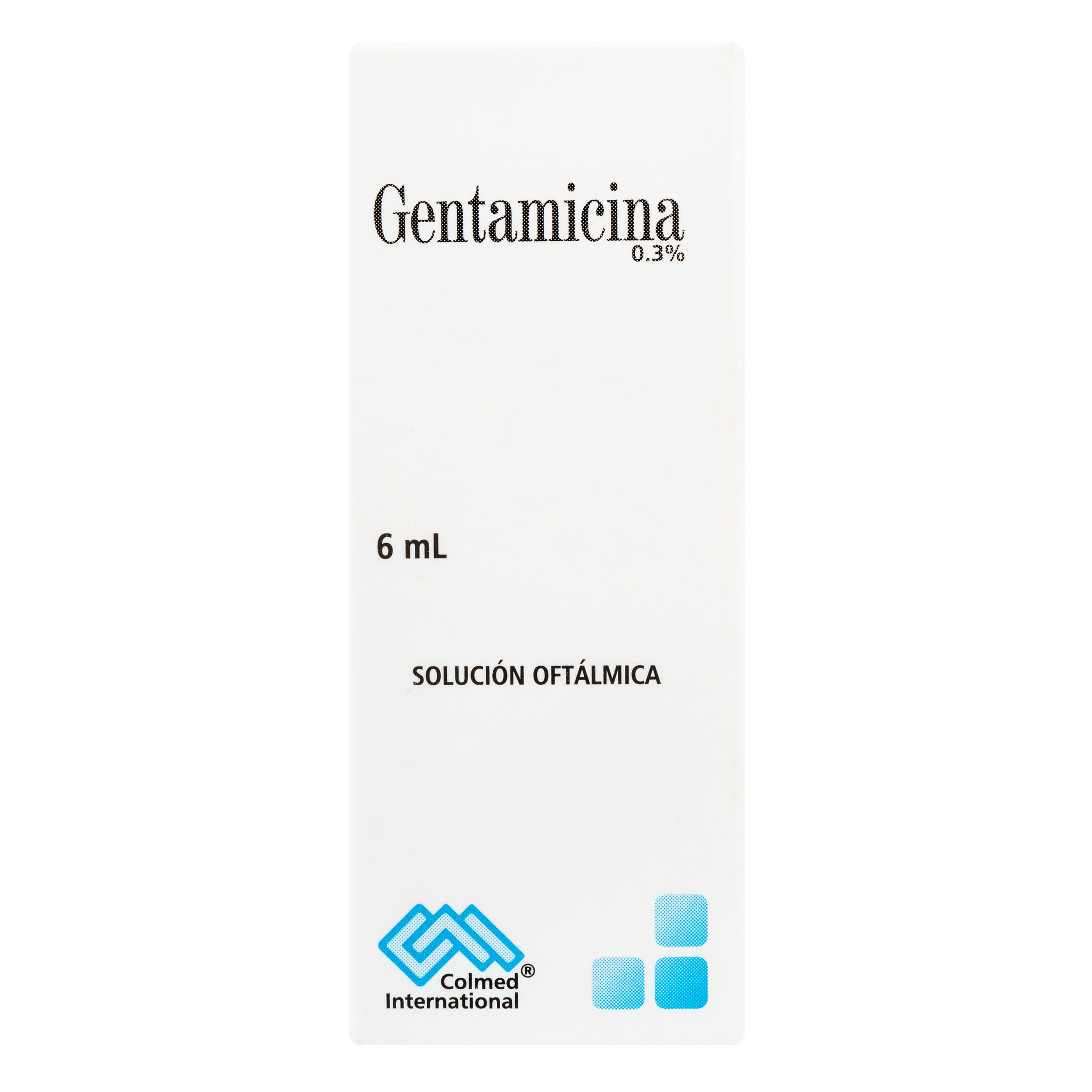 Gentamicina 0.3% oftálmica – 6 ml