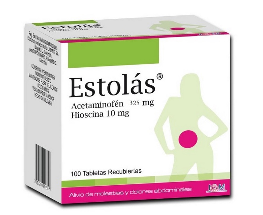 ESTOLAS 325/10 mg - 100 tabletas ICOM