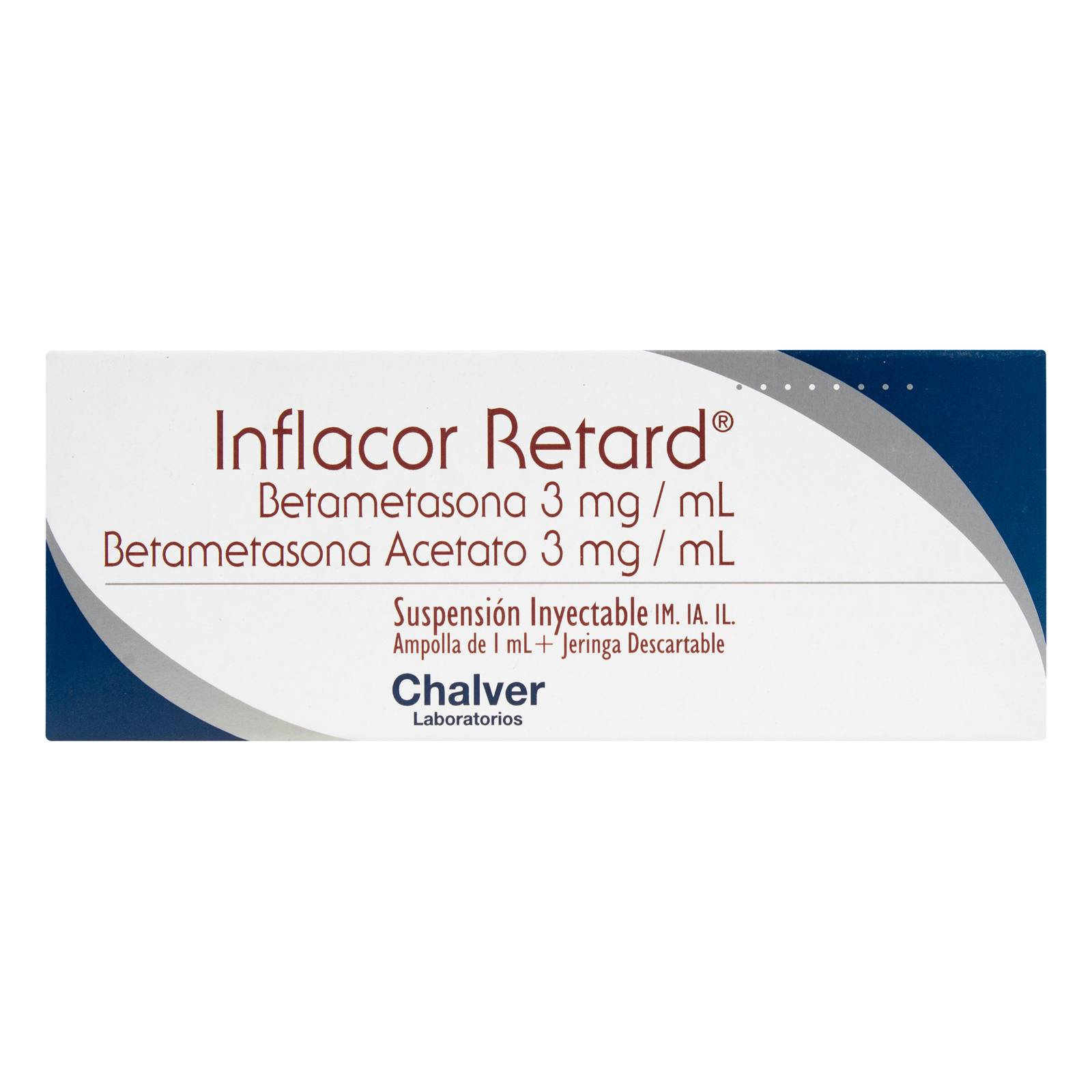 Inflacor Retard Betametasona 1 ml – 3+3 mg