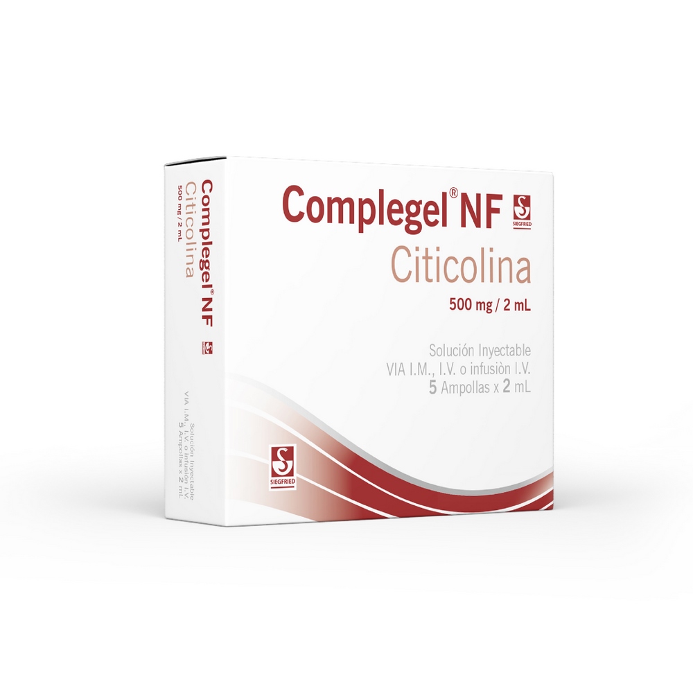 Complegel NF 2 mL – Citicolina 5 ampollas