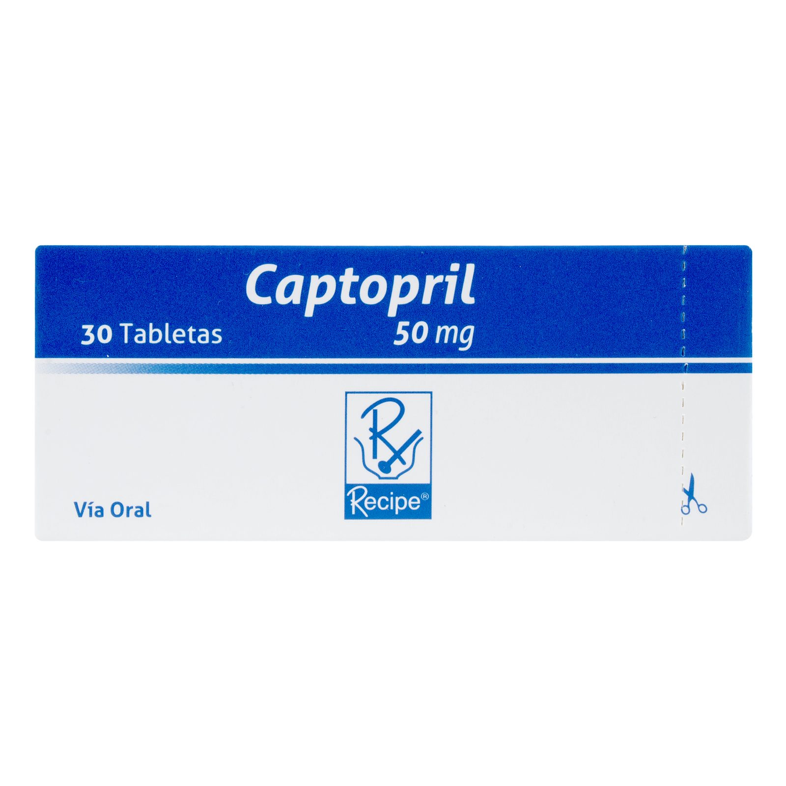 Captopril 50 mg - 30 tabletas | BUSSIE S.A.
