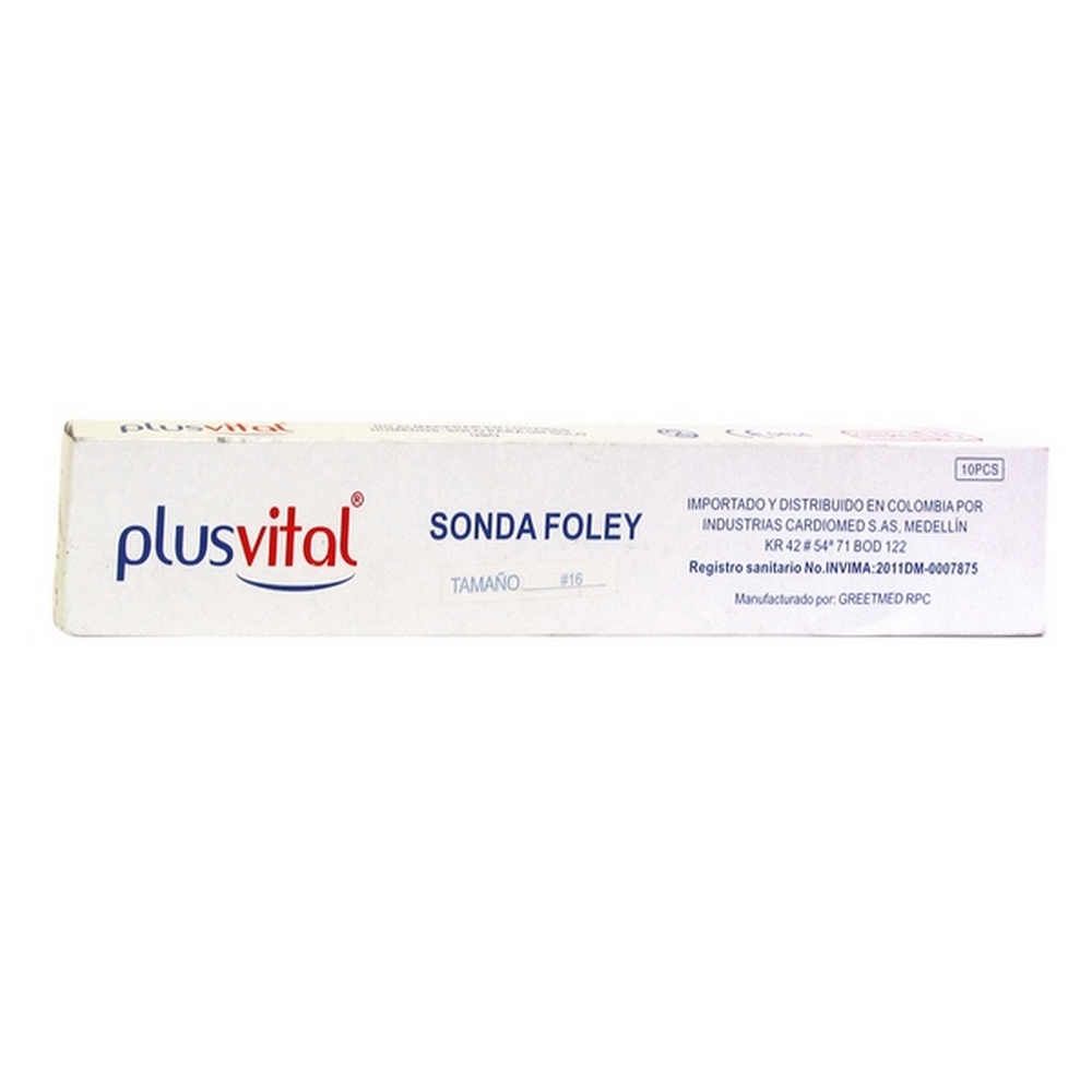 Sonda Foley 2 Vías 16 – Pack 10 uds