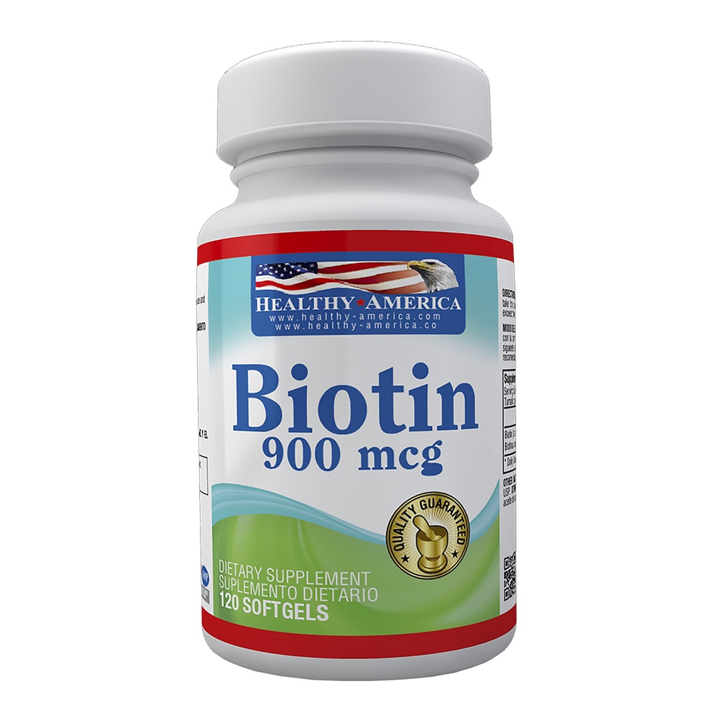 Biotin 900 mg – 120 softgels | Vitaminas y Minerales