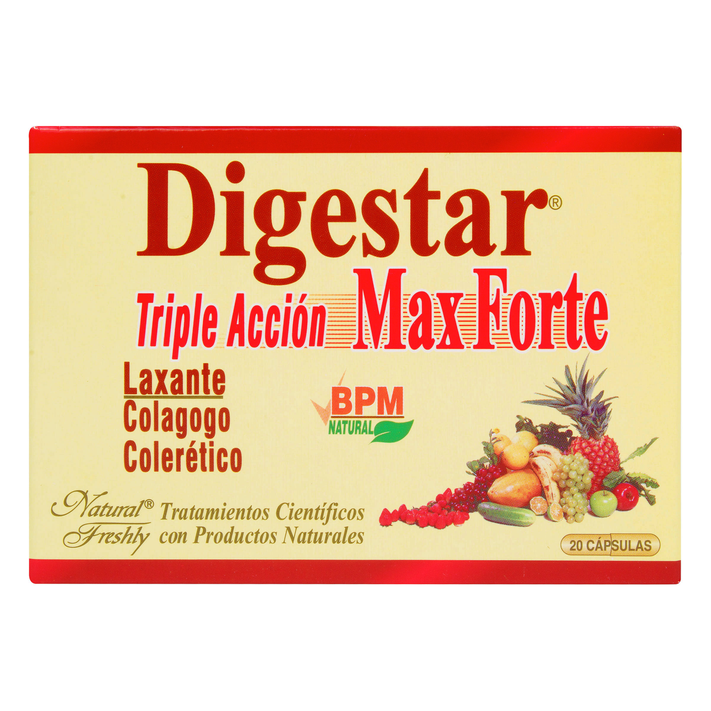 Digestar Max Forte - 20 cápsulas (psyllium)