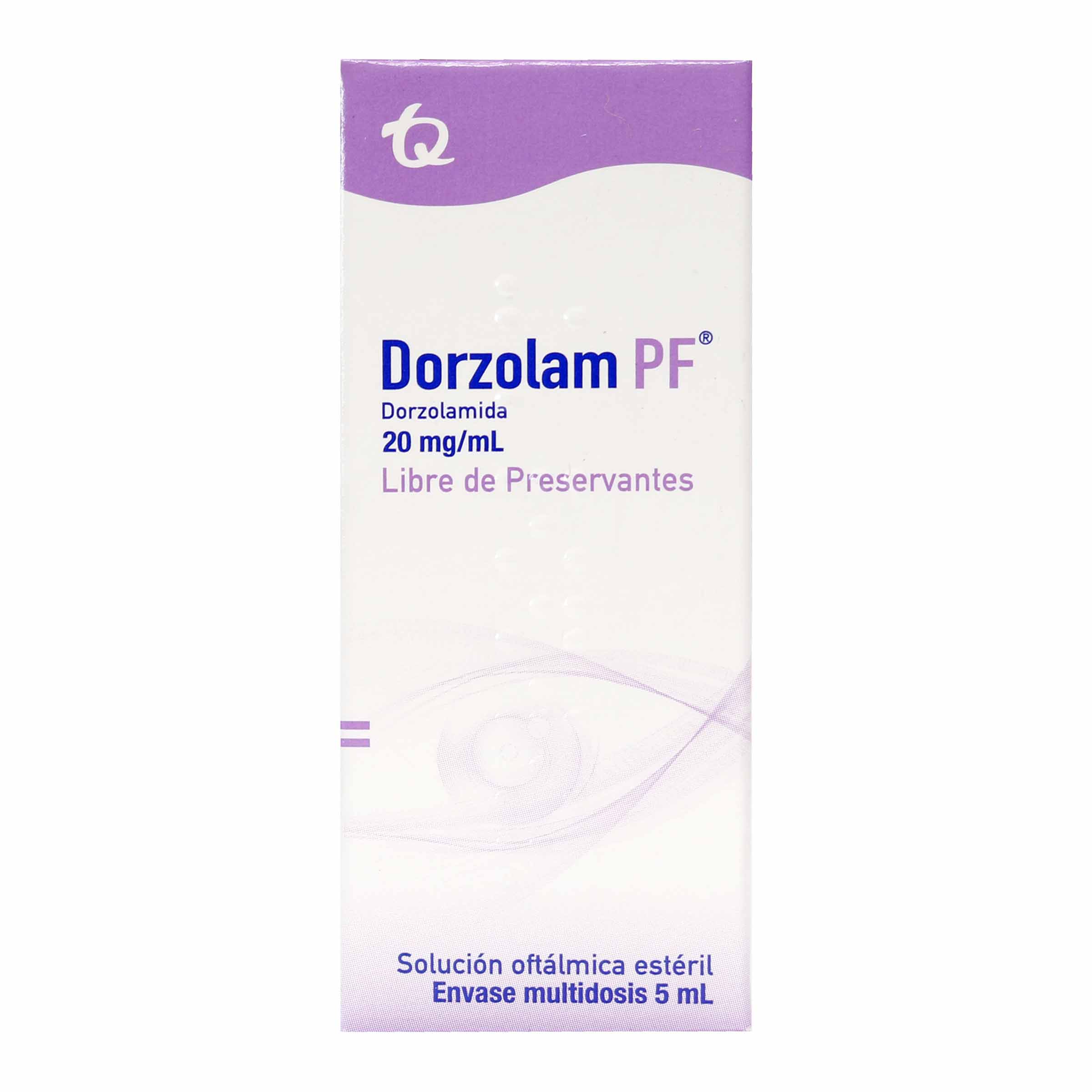 Dorzolam PF 20 mg – Solución oftálmica 5 ml