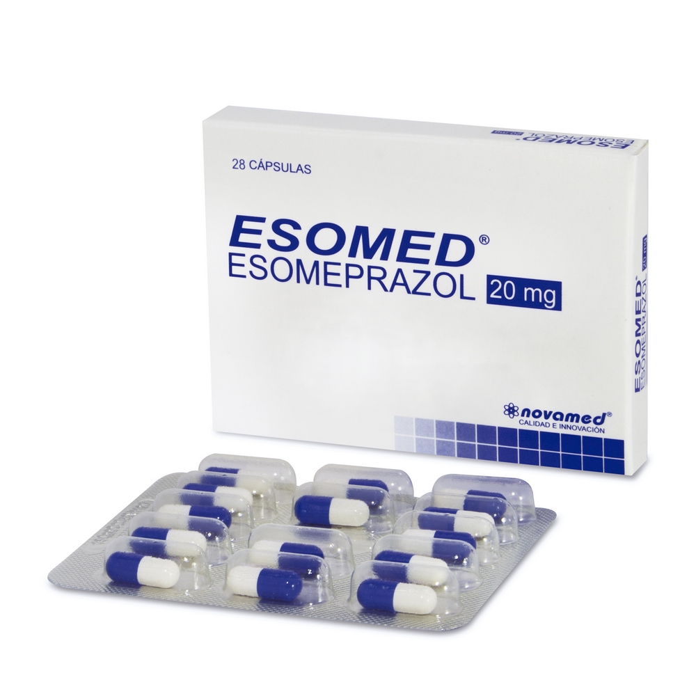 Esomeprazol 20 mg - 28 cápsulas (NOVAMED S.A.)