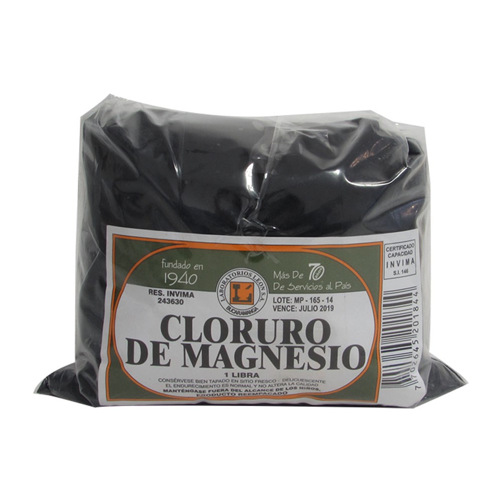 Cloruro de magnesio 500 g - León LTDA