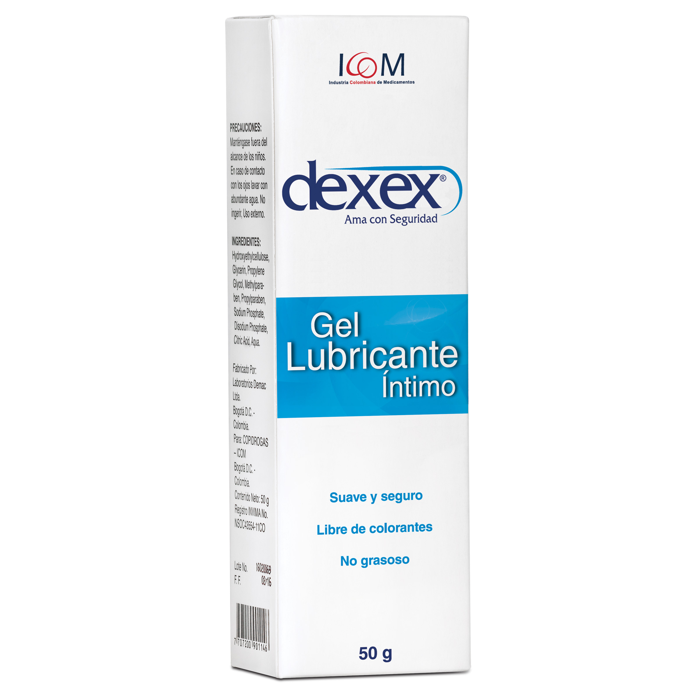 DEXEX Gel Lubricante Íntimo 50 g - ICOM