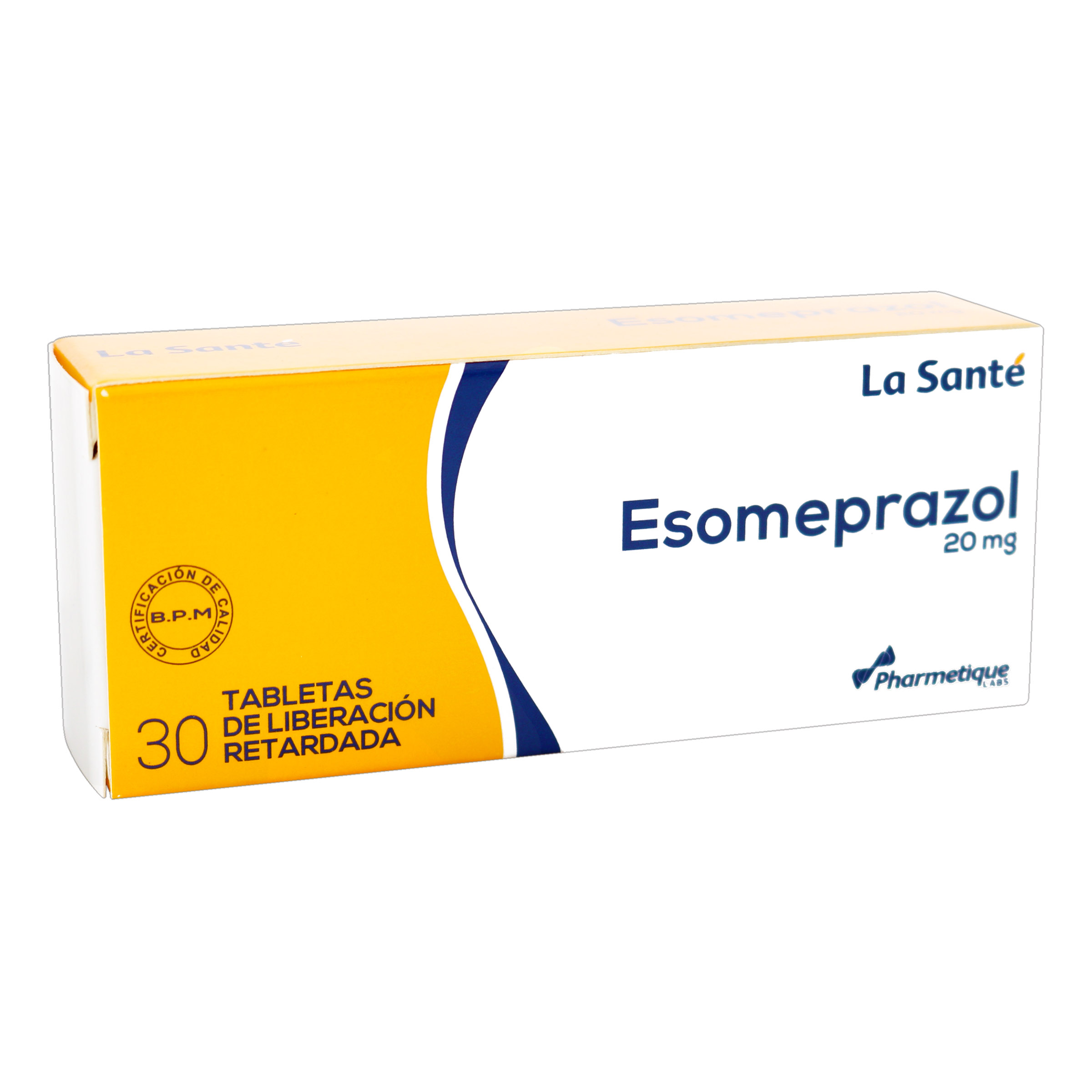 Esomeprazol 20 mg 30 comprimidos – La Santé