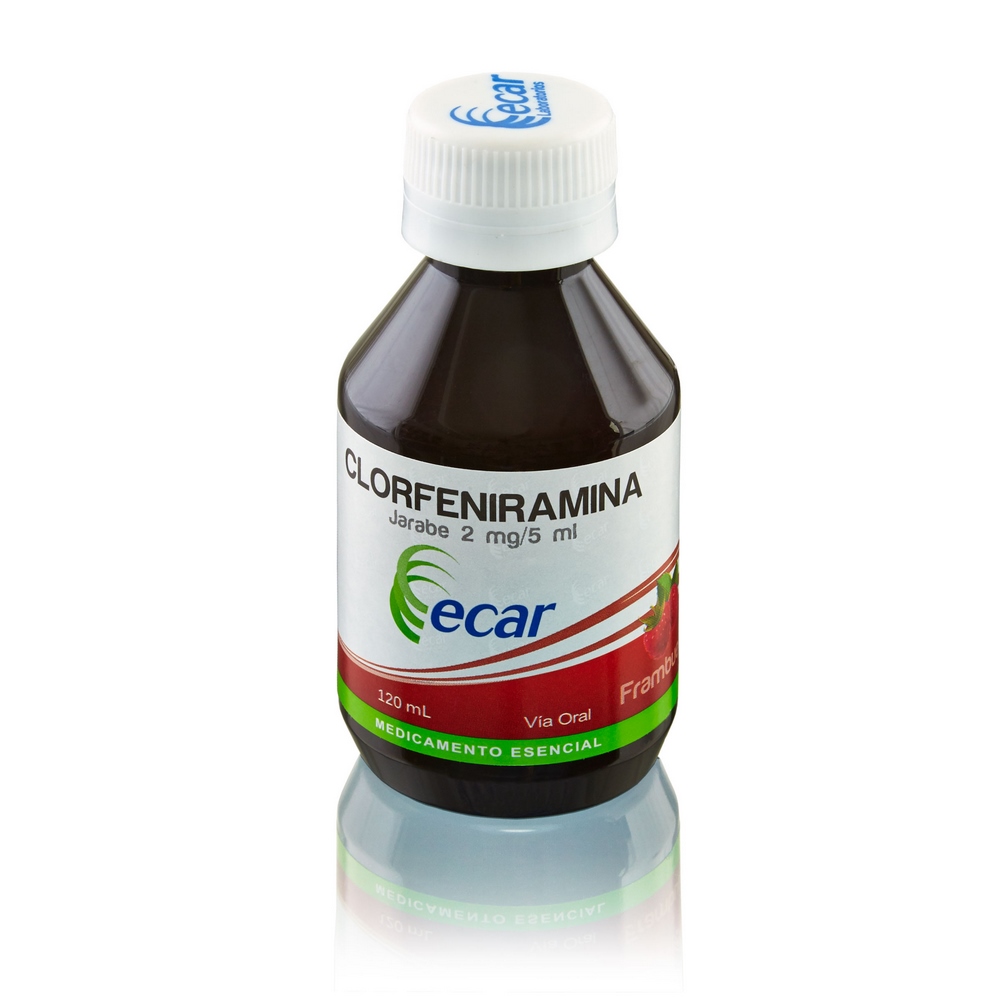 Clorfeniramina Jarabe 120 ml - ECAR