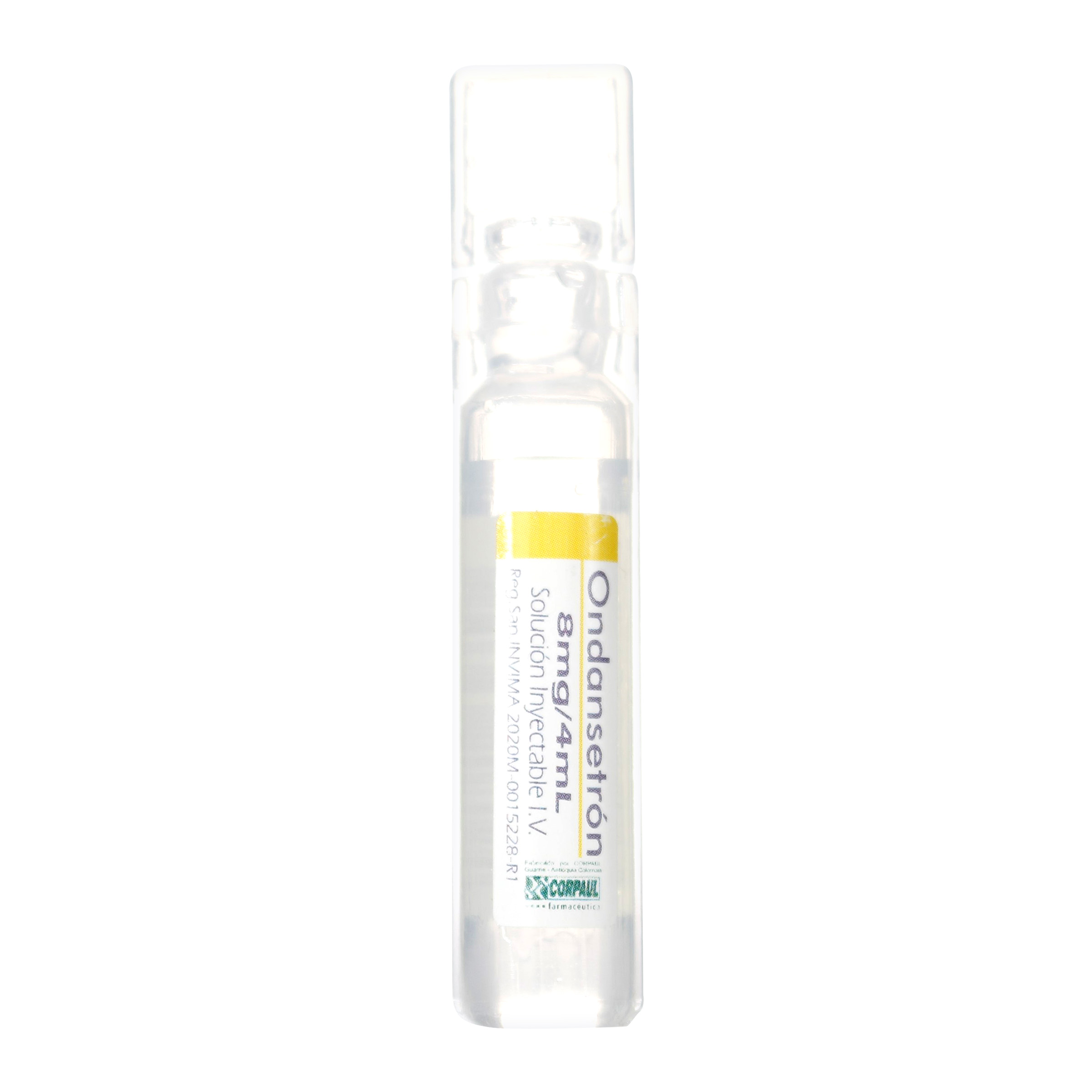 Ondansetrón 8 mg/4 ml - medicamento antiemético