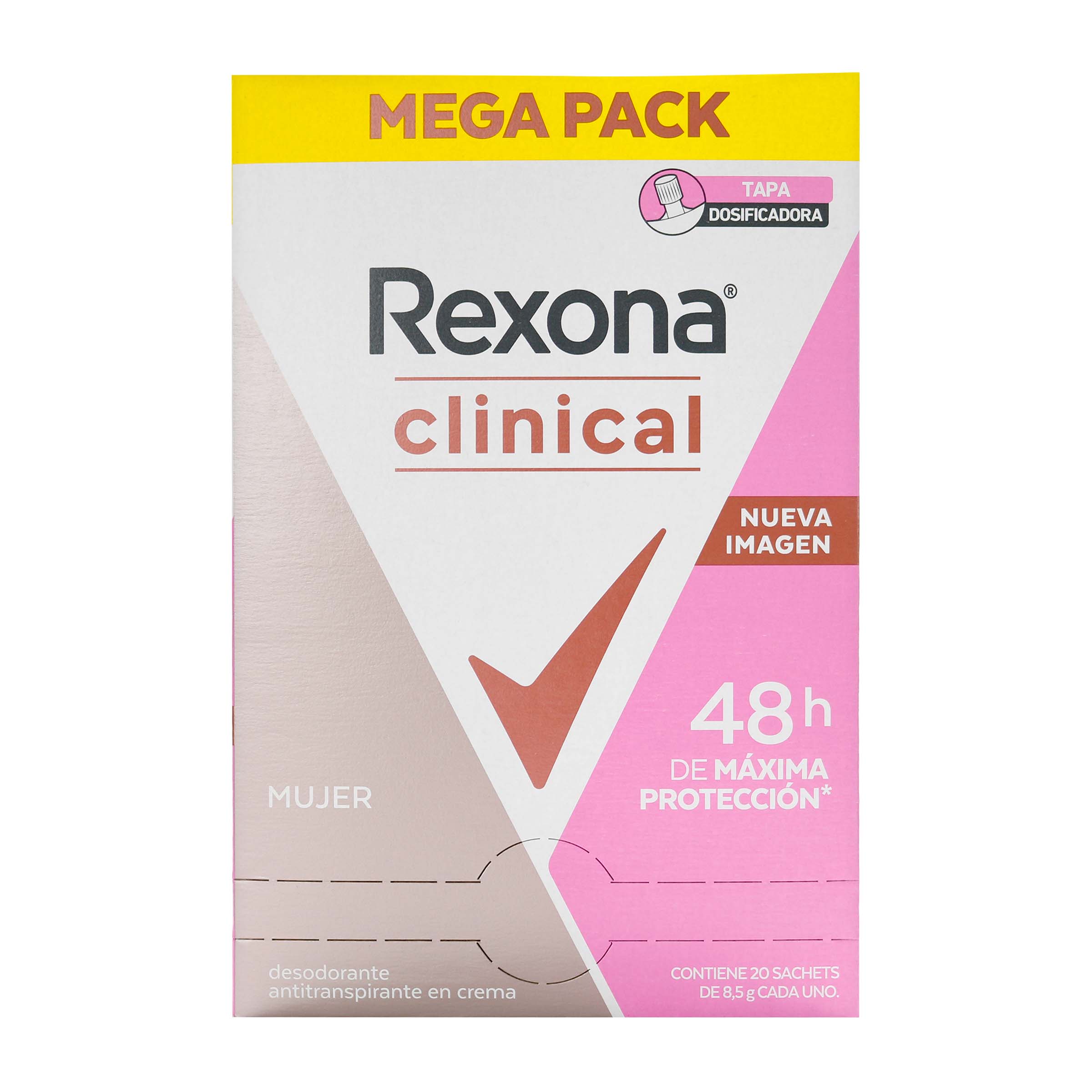 Desodorante Rexona Classic Clean en Sobres 8.5 g